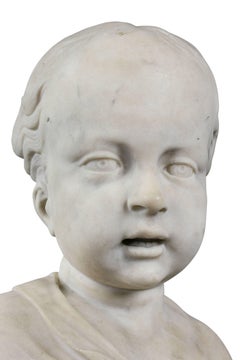 Louis XVI Marble Bust of a Young Boy