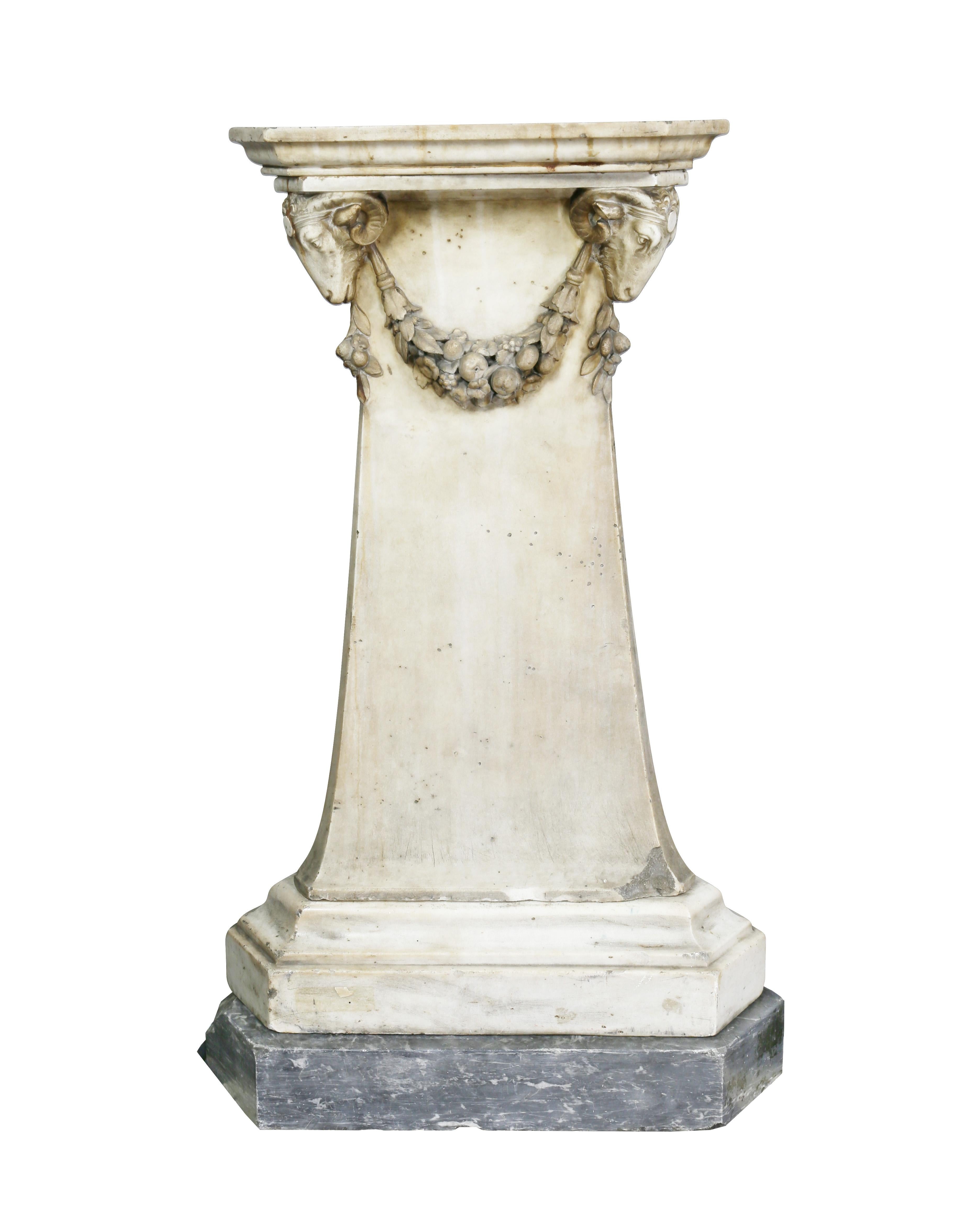 Louis XVI Marble Pedestal 2