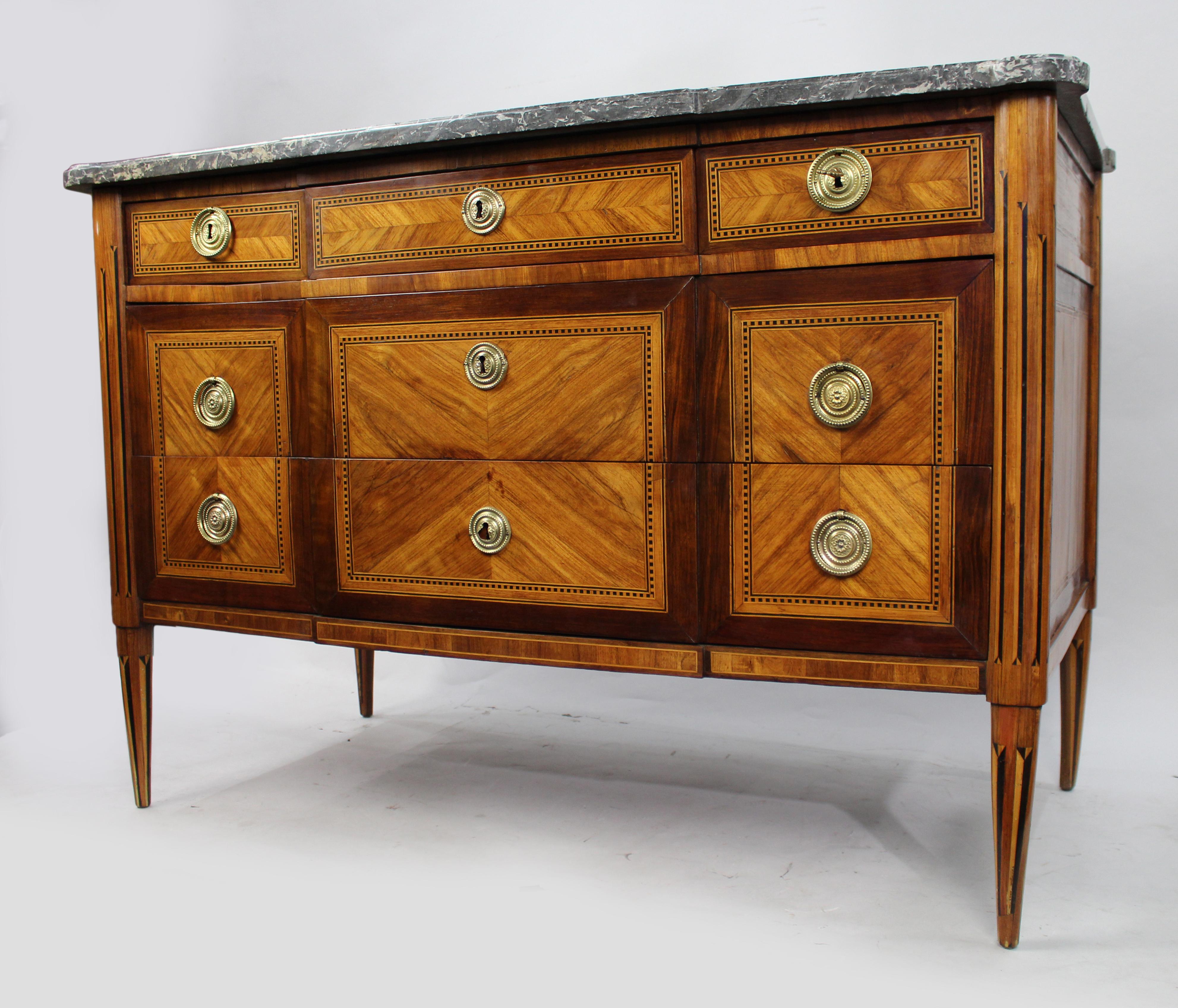 Commode Louis XVI en marbre Bon état - En vente à Worcester, GB