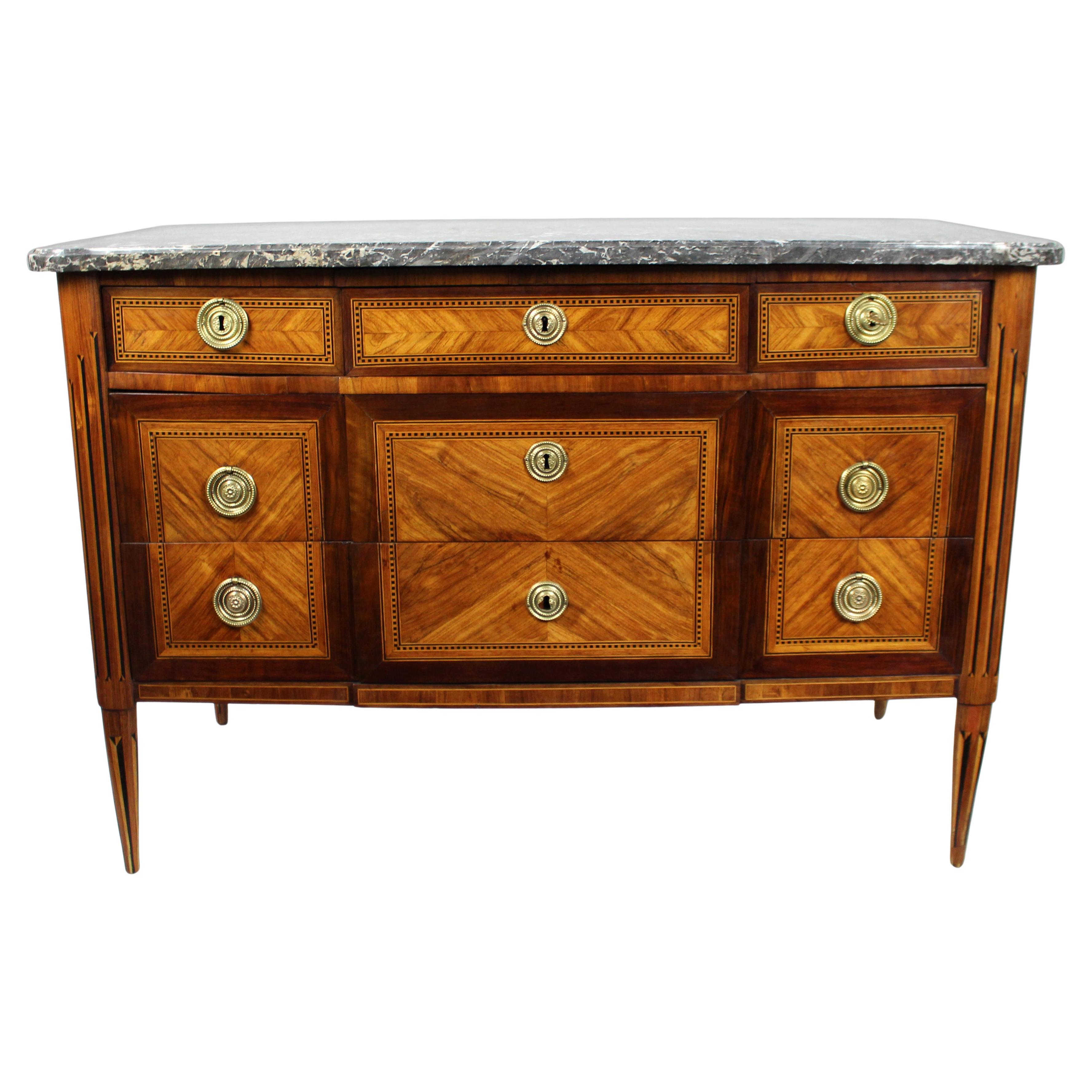 Commode Louis XVI en marbre