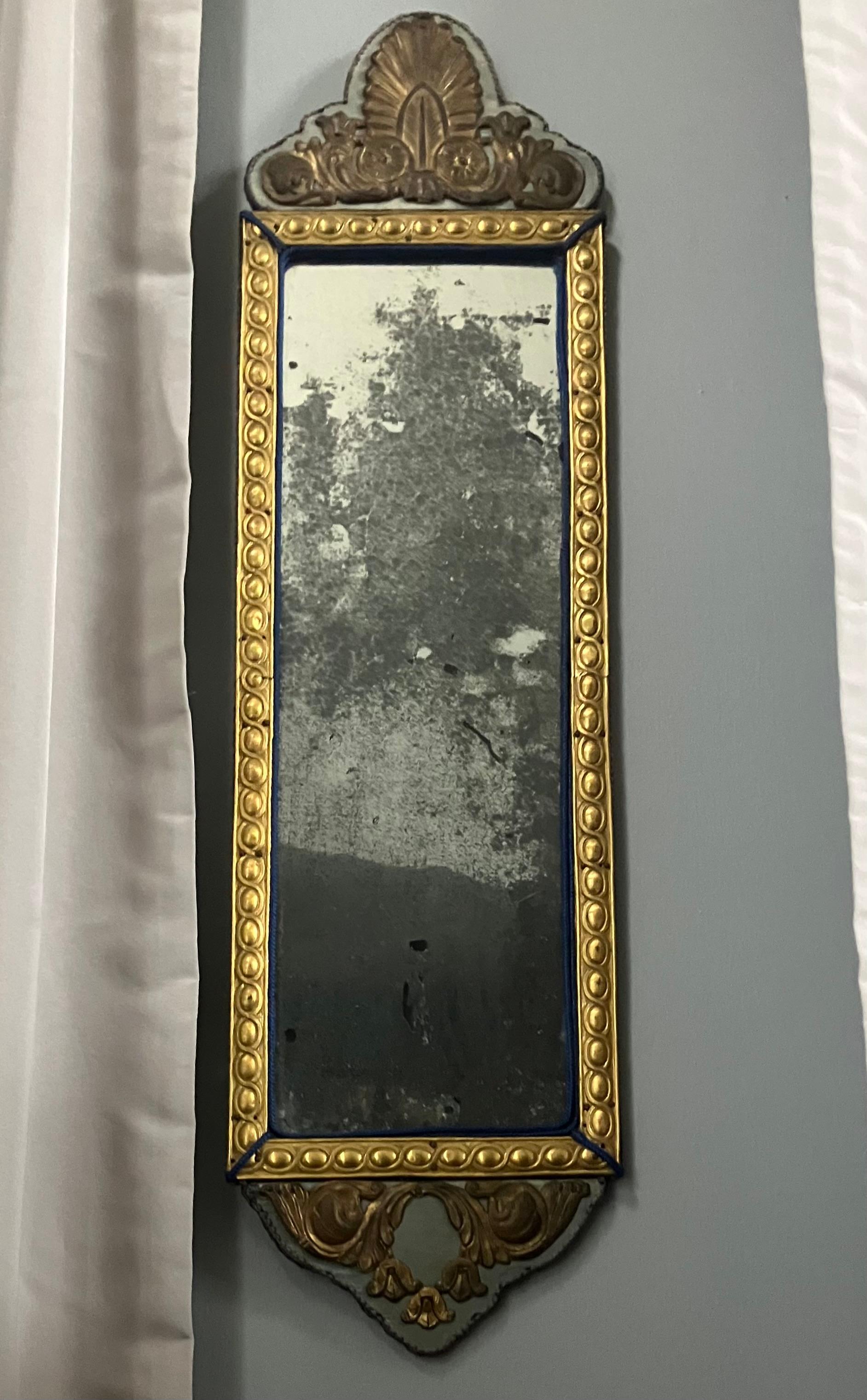 Gesso Louis XVI Mirror en vente