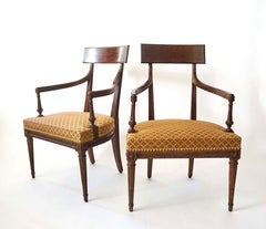 Louis XVI Neoclassical Fauteuils Attributed to Georges Jacob, Pair, circa 1785