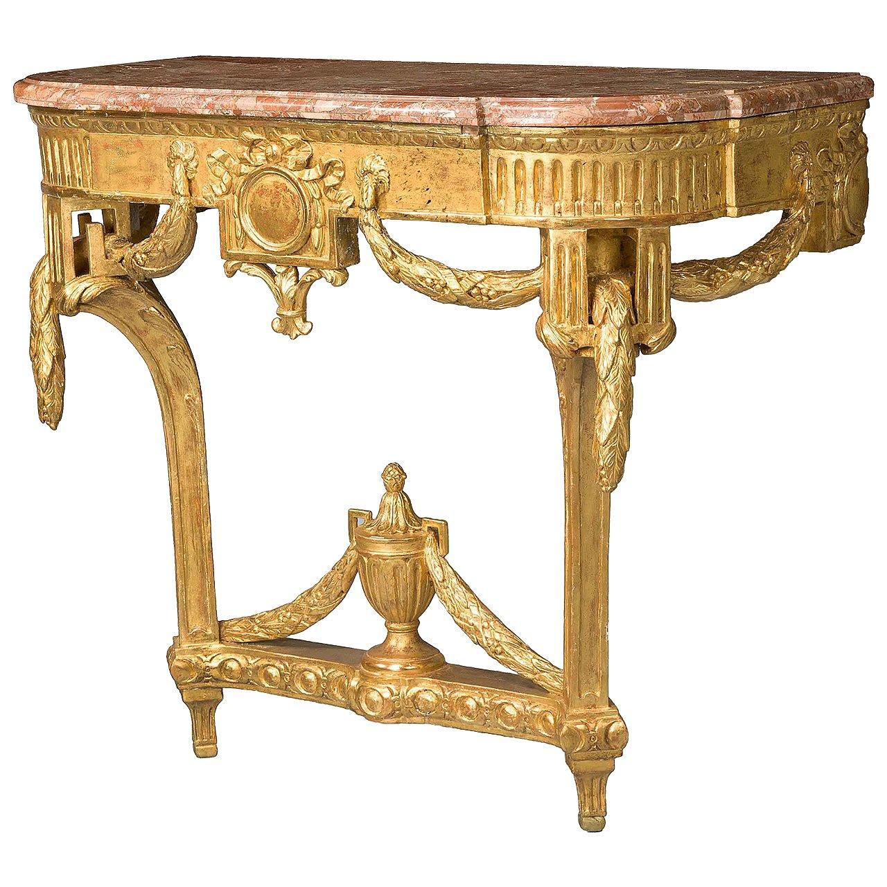 Louis XVI Neoclassical Pier Table