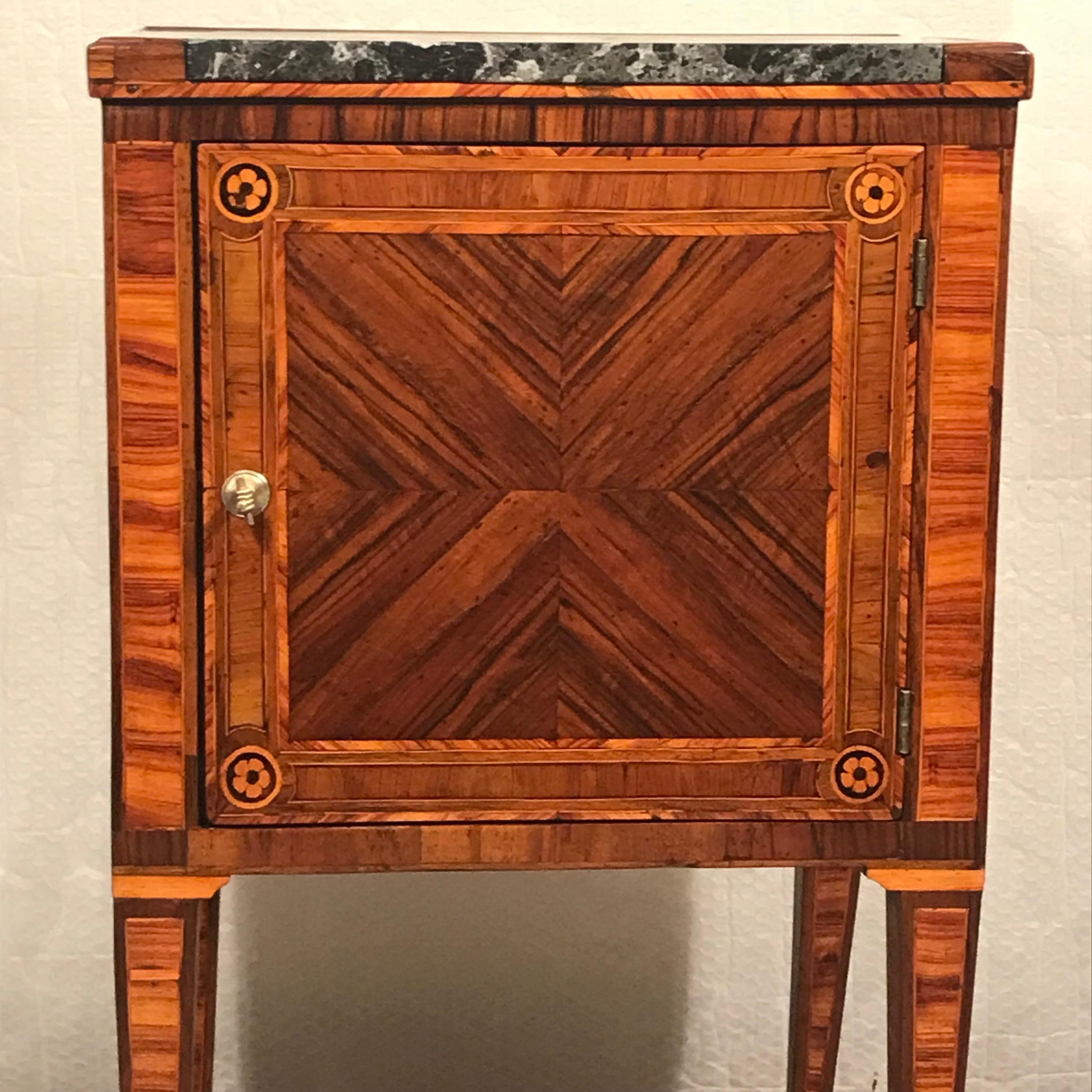 Marble Louis XVI Nightstand 1780 For Sale