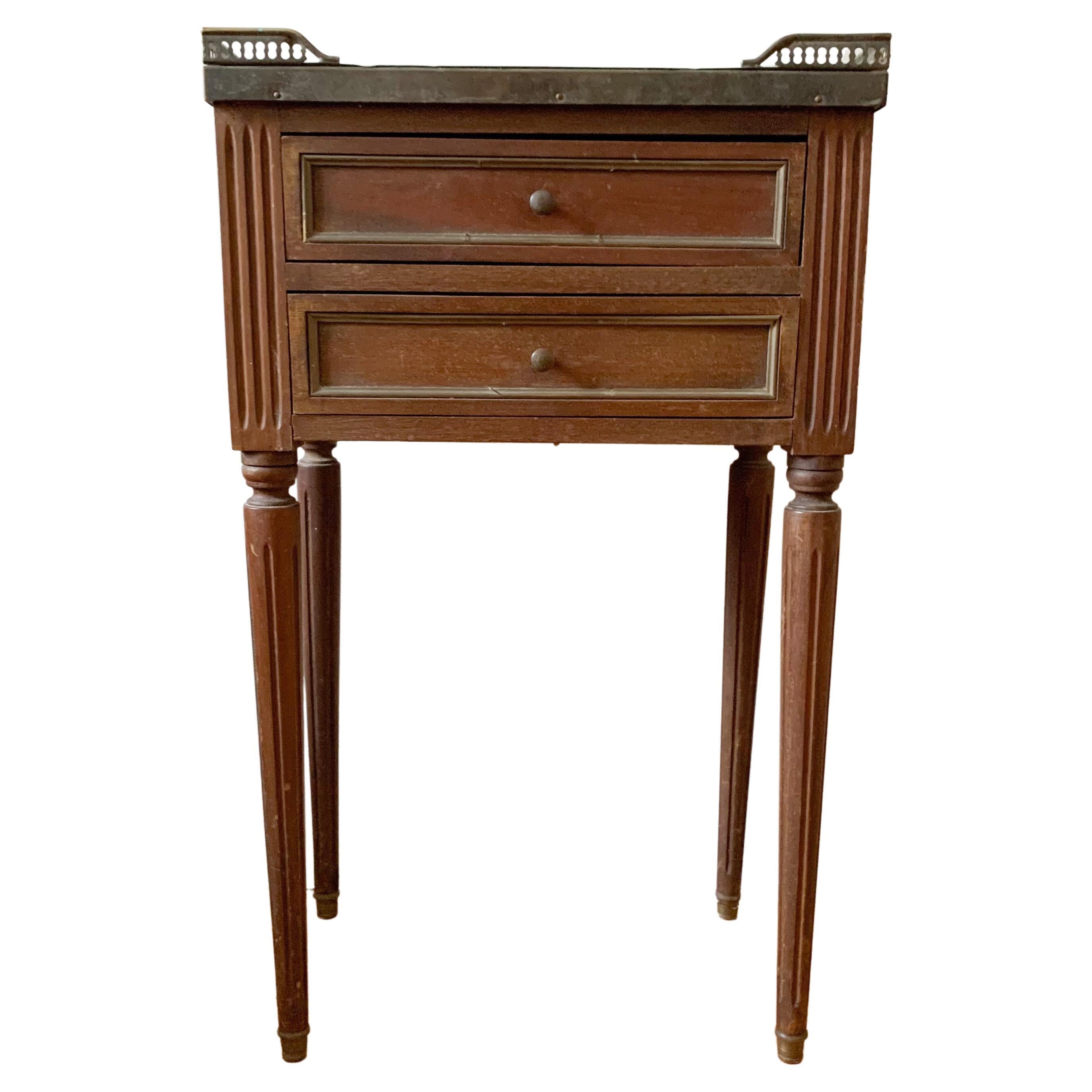 Louis XVI Nightstands, 20th Century at 1stDibs