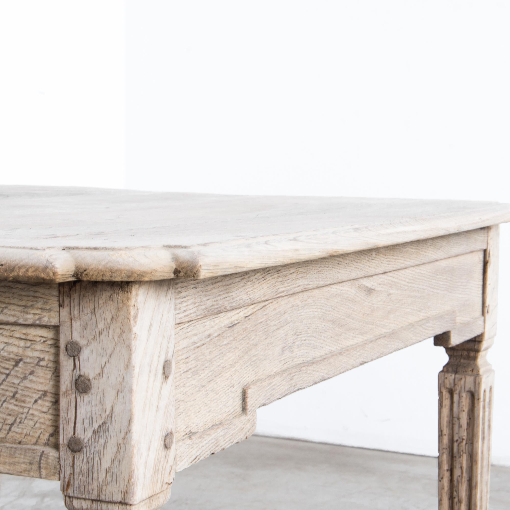 Louis XVI Oak Side Table 1