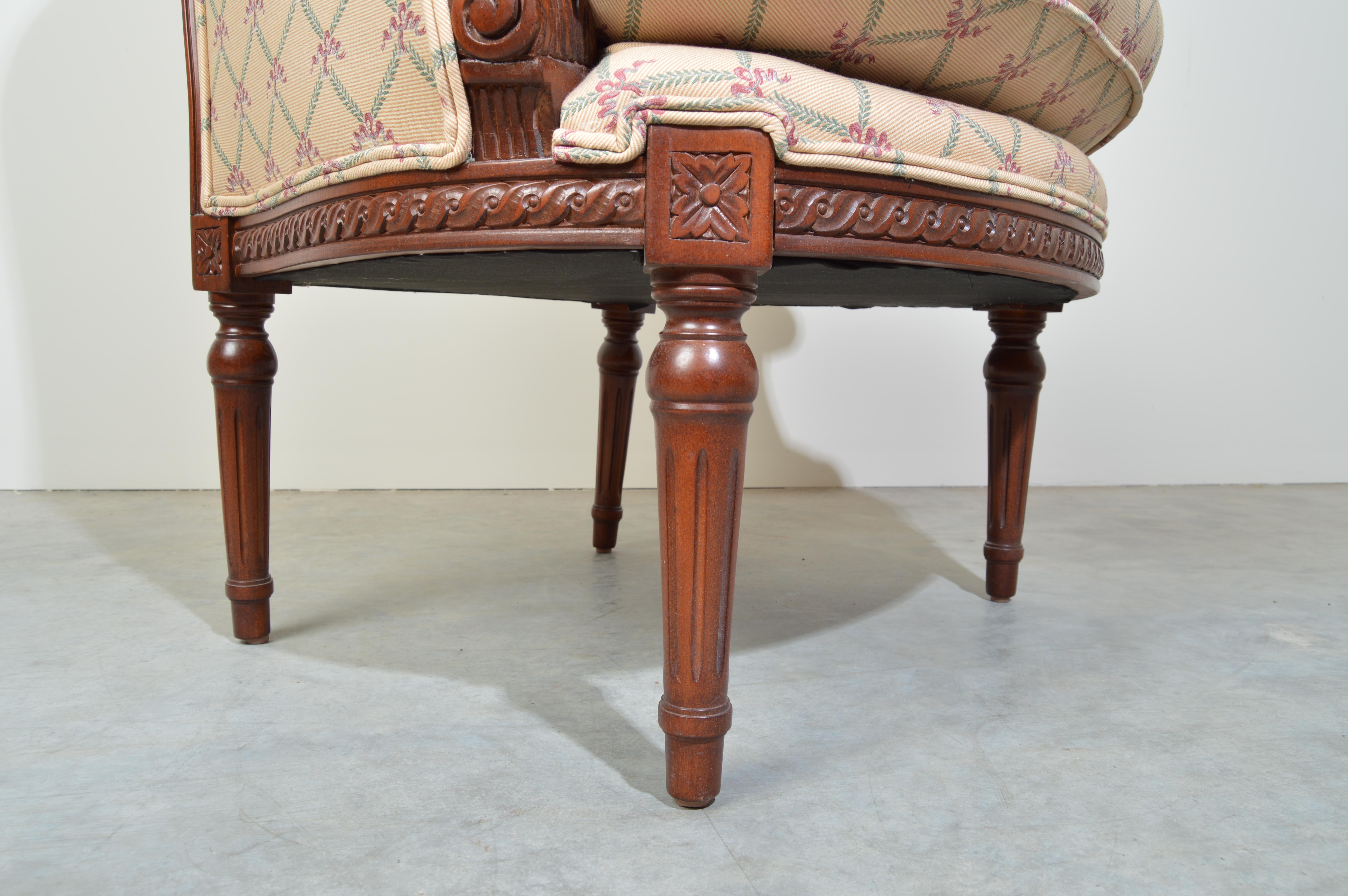 Louis XVI Occasional Easy Chair by Hickory Heirloom 3