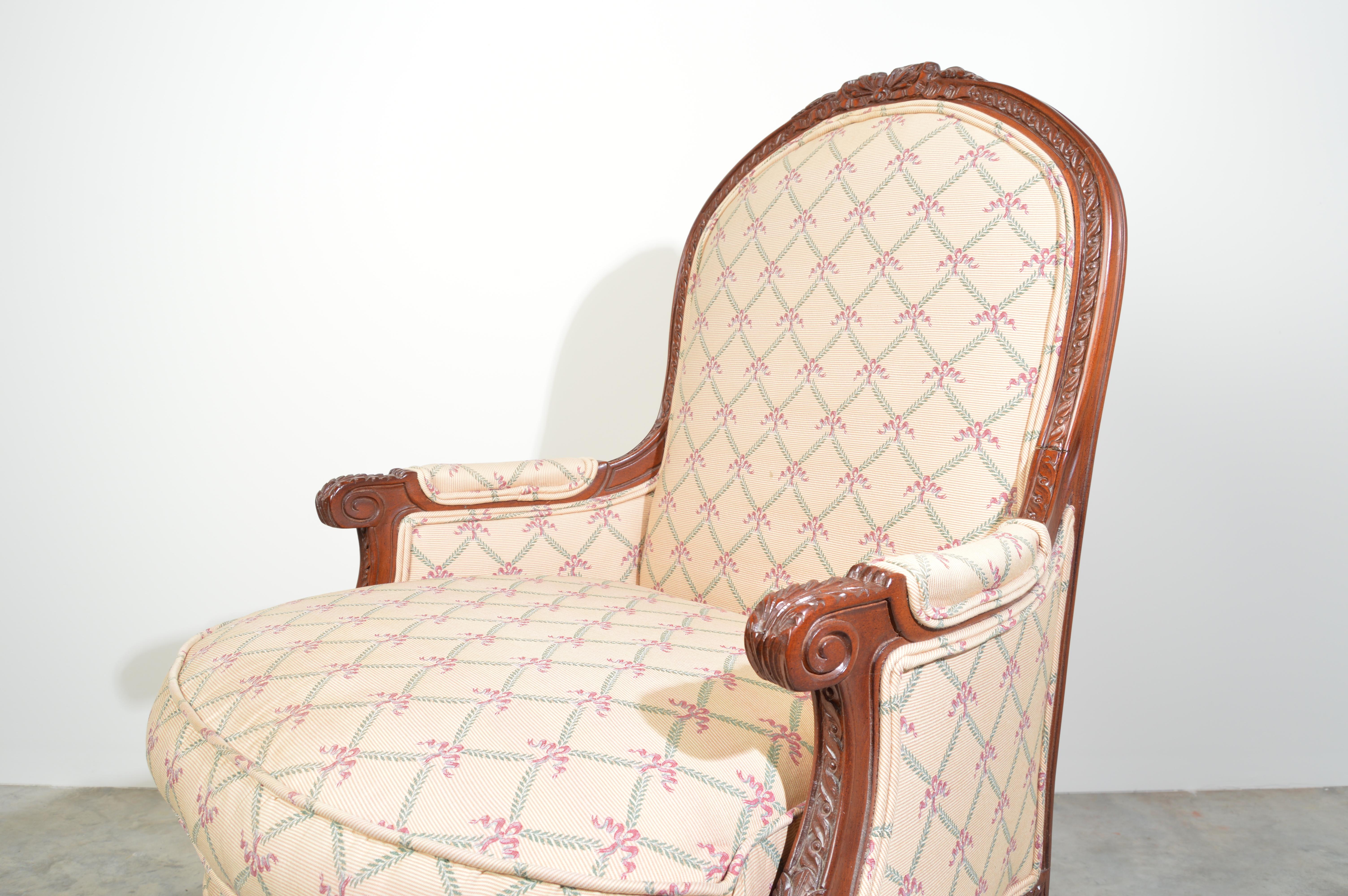 Louis XVI Occasional Easy Chair by Hickory Heirloom 4