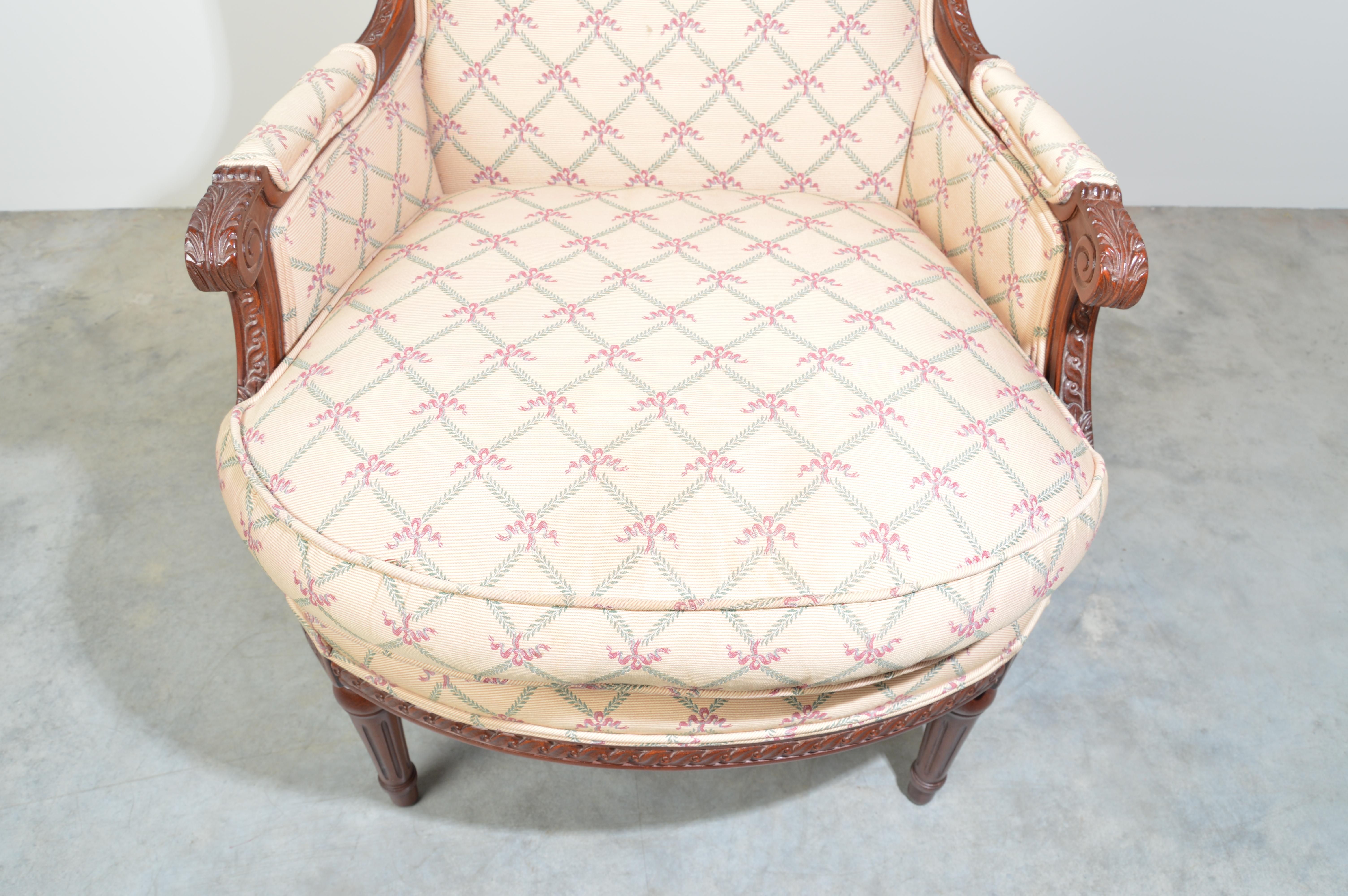 Louis XVI Occasional Easy Chair by Hickory Heirloom 1