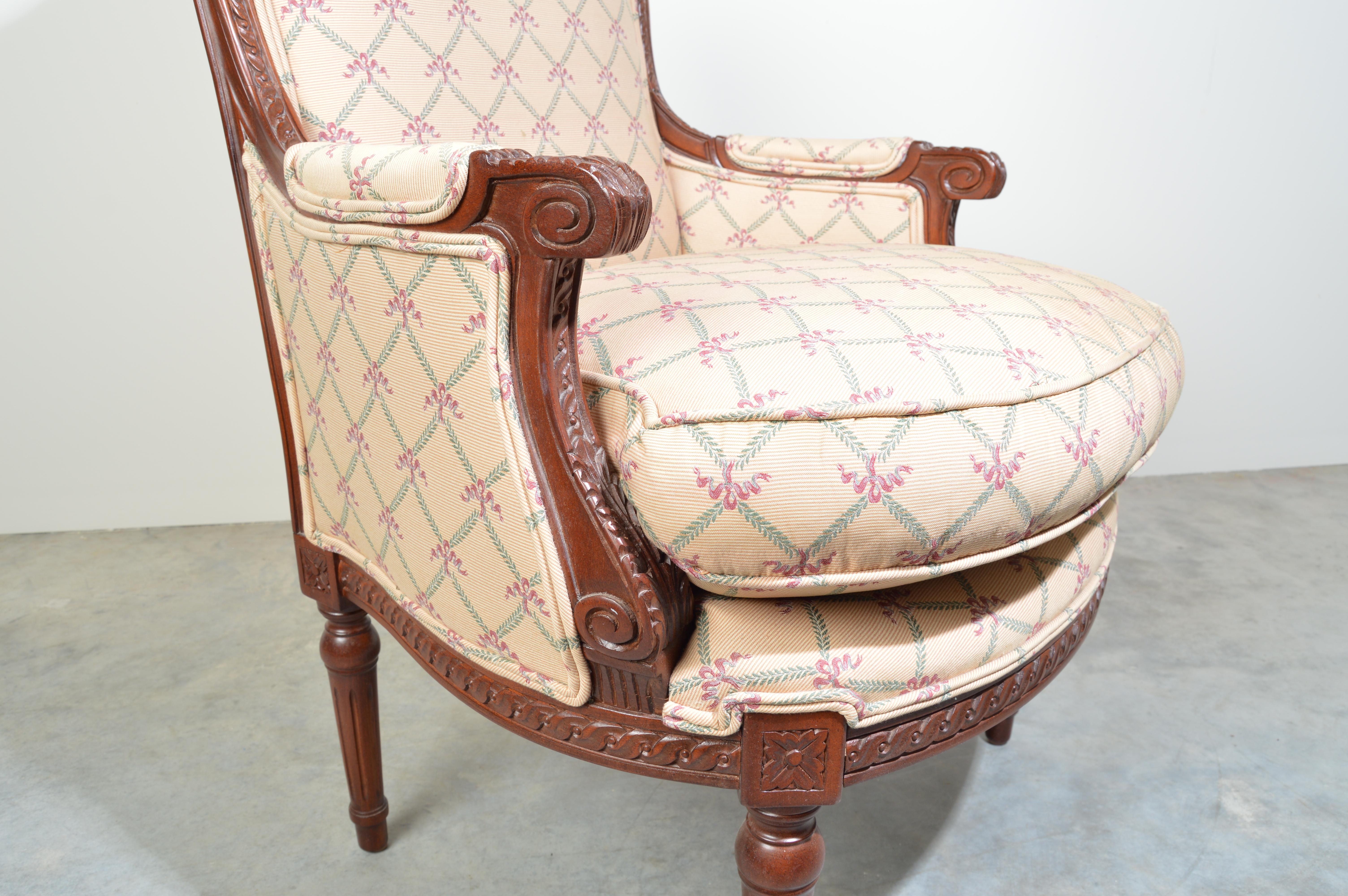 Louis XVI Occasional Easy Chair by Hickory Heirloom 2