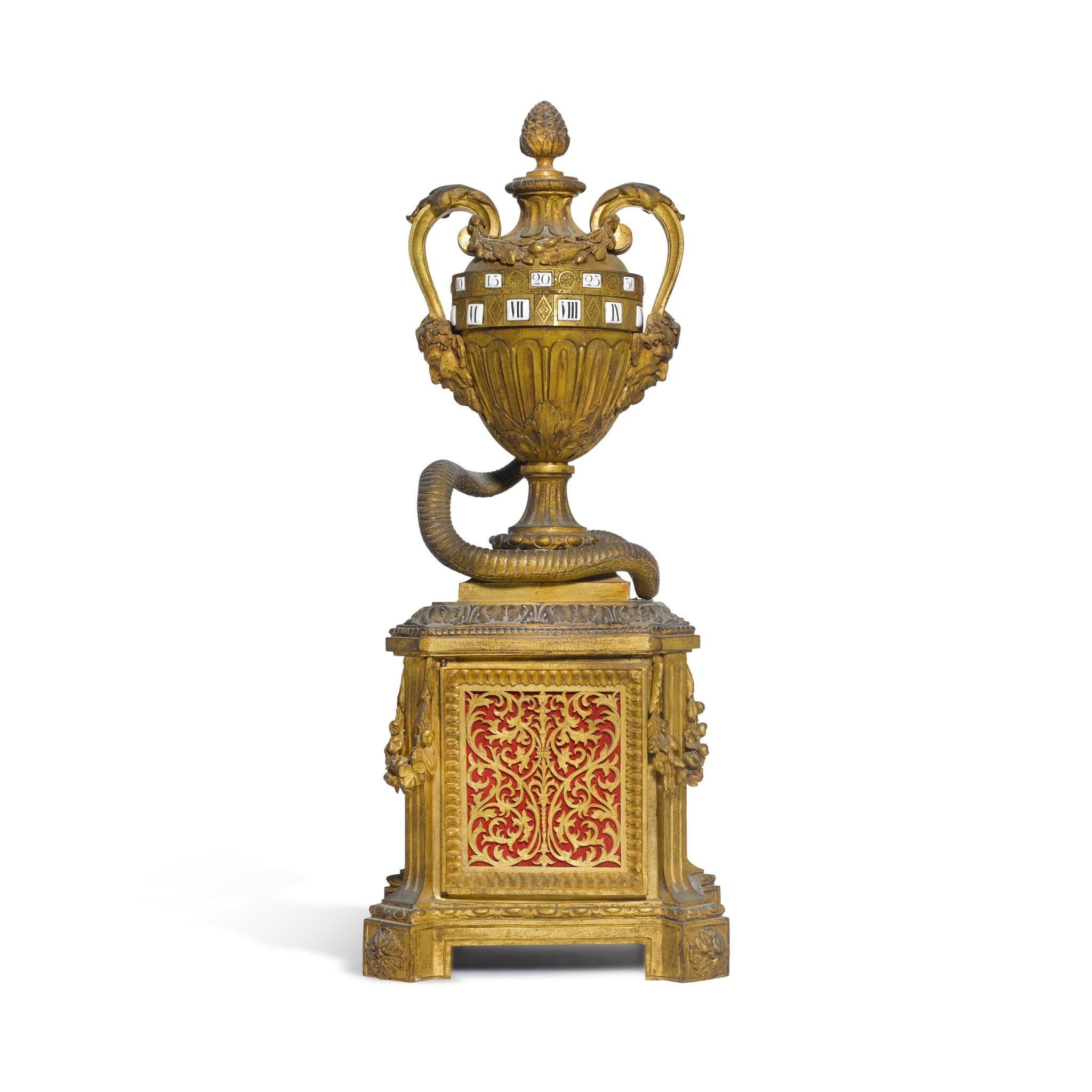 18th Century Louis XVI Ormolu and Sèvres Porcelain Table Clock by Antoine Crosnier For Sale