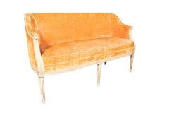 Settee peinte Louis XVI