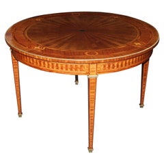 Louis XVI Parquetry Center Table