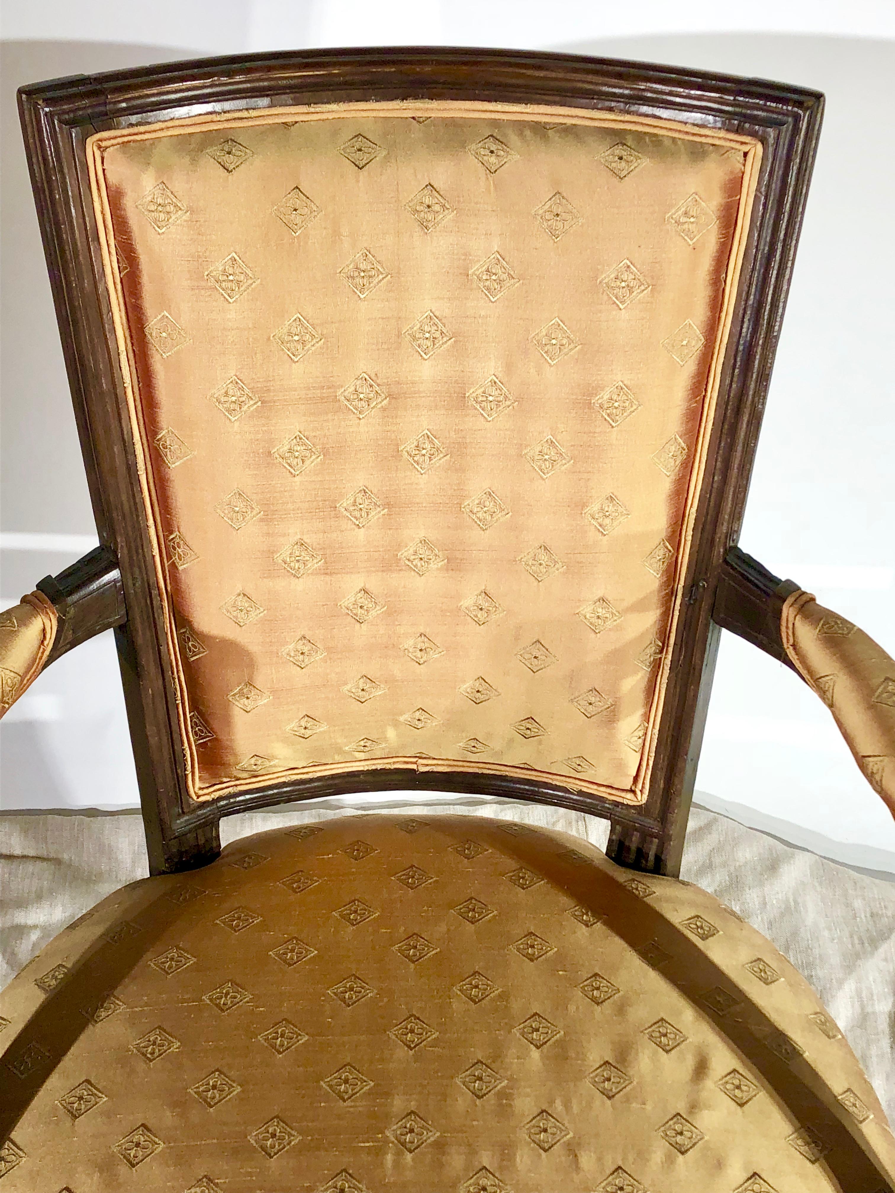 18th Century Louis XVI Period Armchair, circa 1790 For Sale