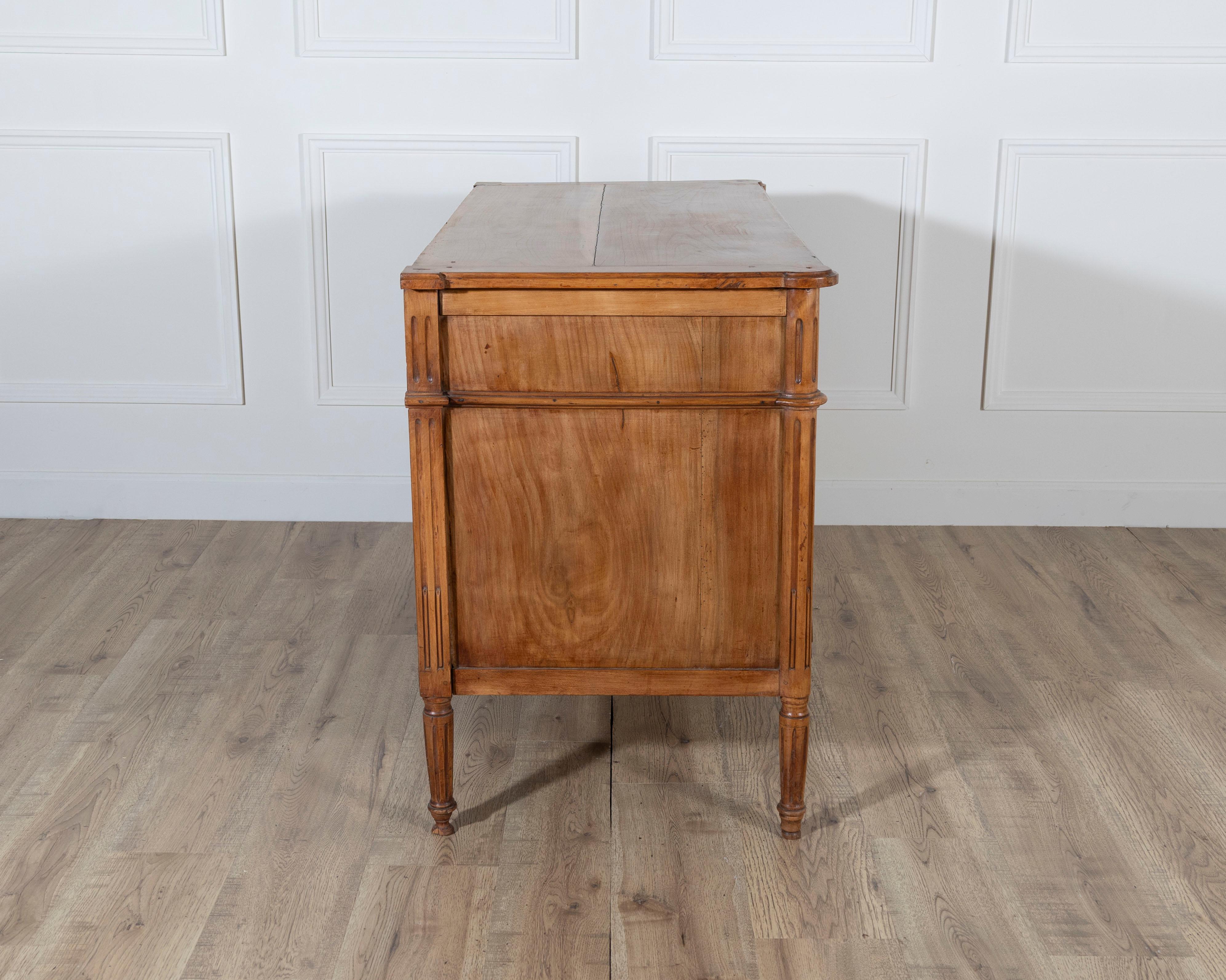 18th Century Louis XVI Period Chest Of Drawers In Cherry Wood For Sale