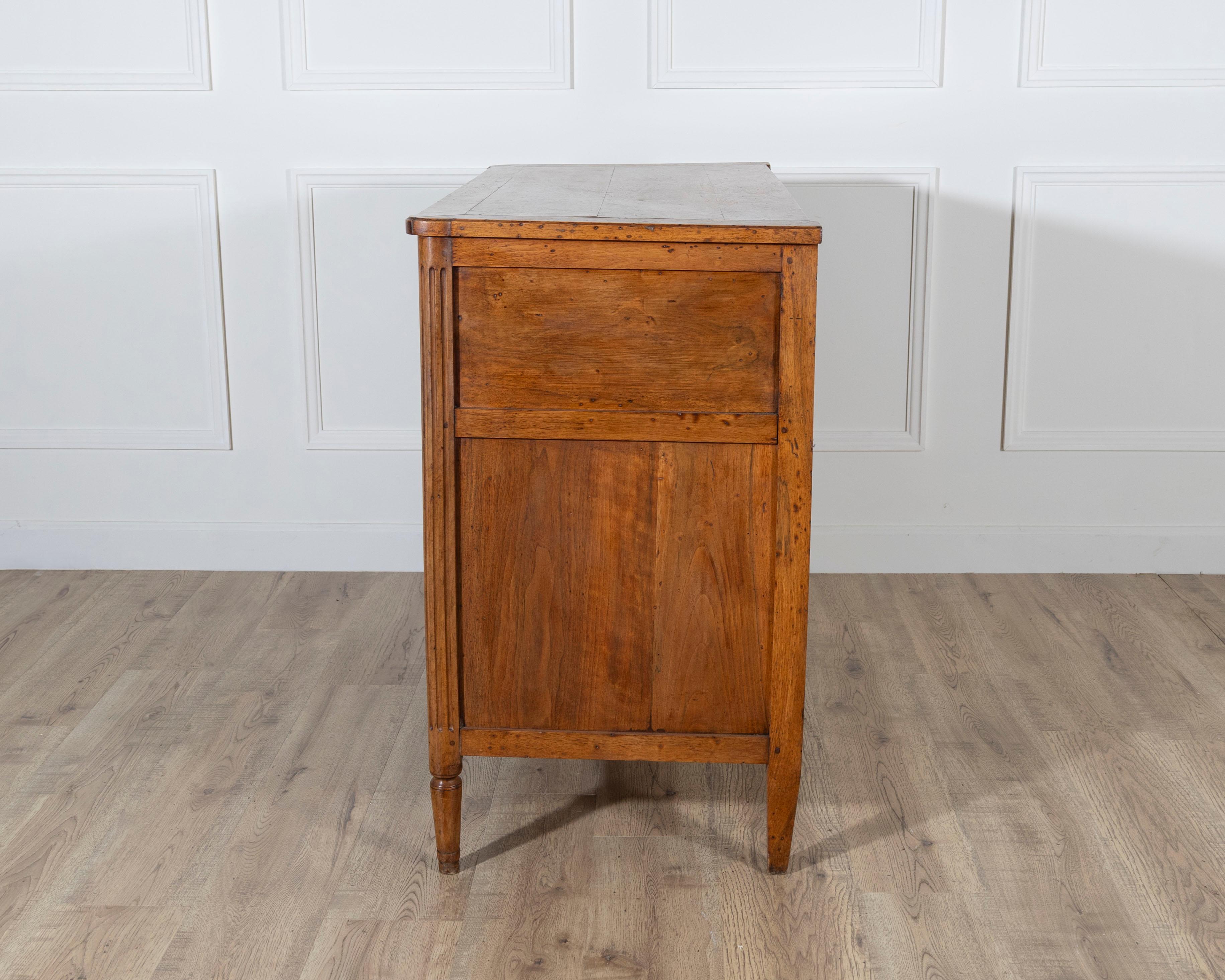 Louis XVI Period Commode In Walnut Late 18th Century For Sale 1