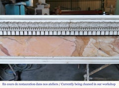 Louis XVI Period Fireplace with Detached Columns
