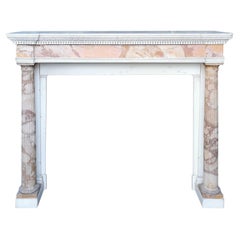 Louis XVI Period Fireplace with Detached Columns