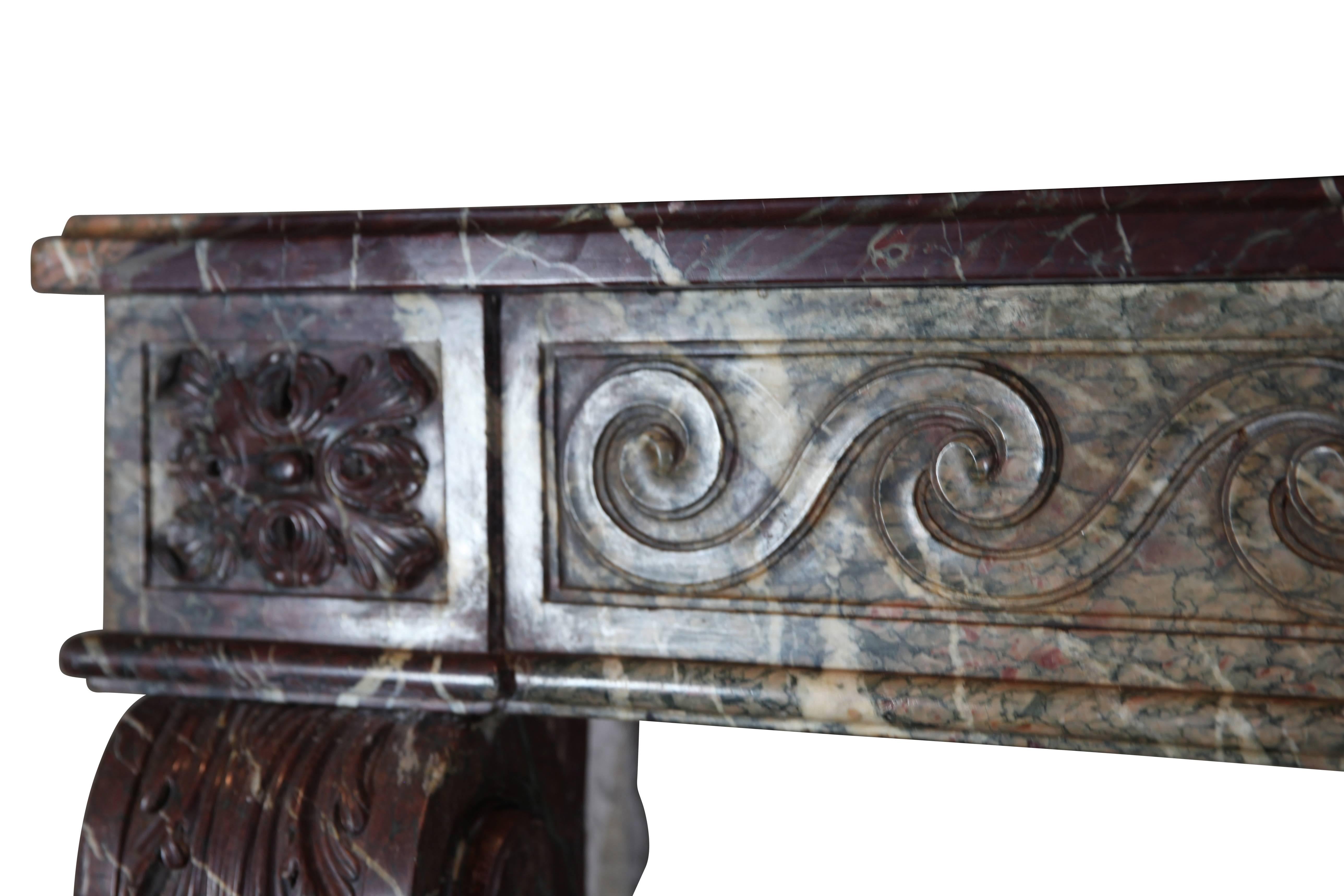 antique marble fireplace surround