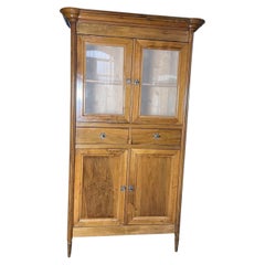 Louis XVI period light walnut sideboard, restored 18th century