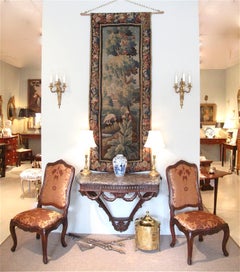 Louis XVI Period Marble Topped French Neoclassical Console Table, 18th Century