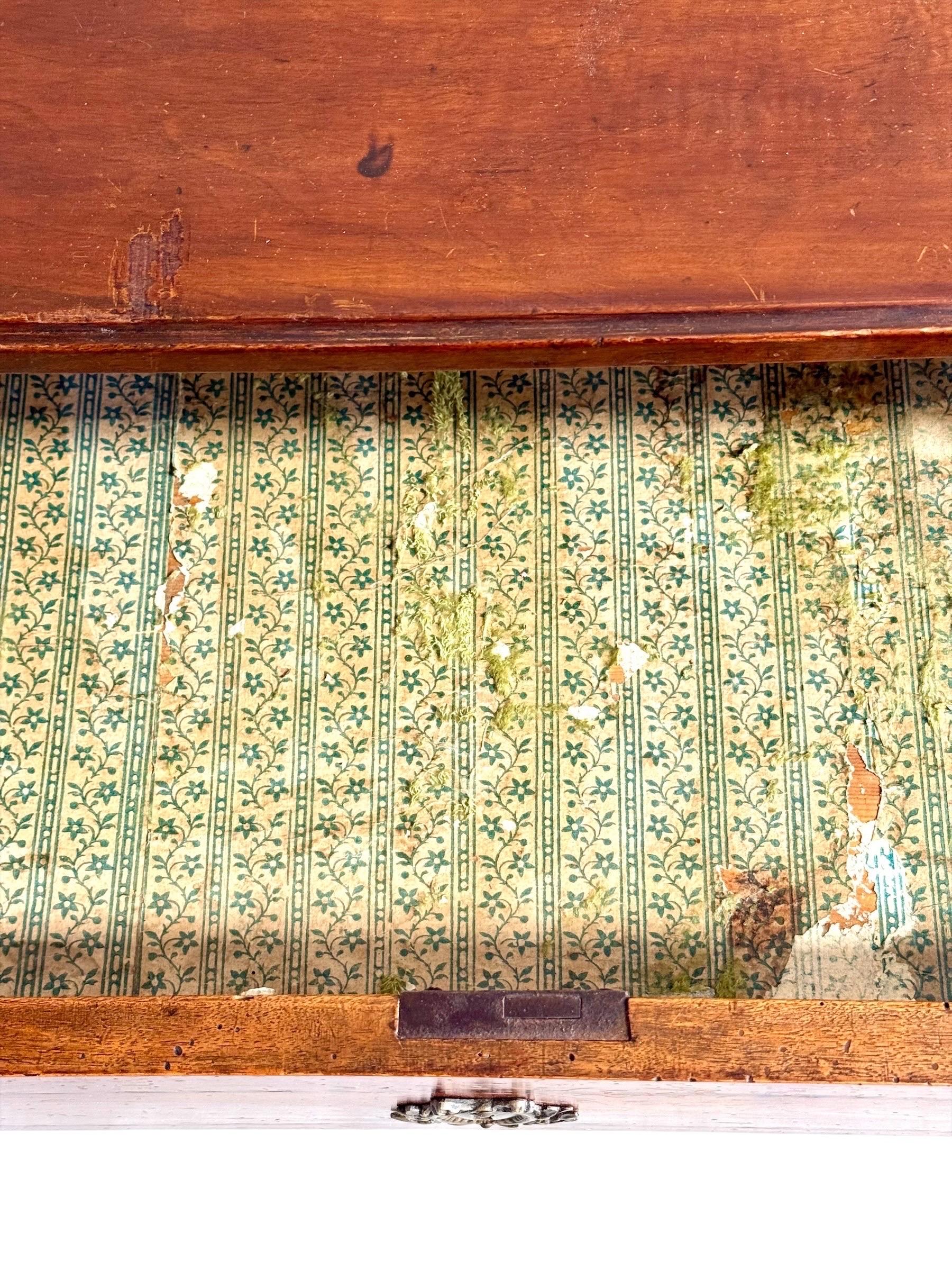 Louis XVI Period Marquetry Inlaid Cherrywood Commode, Late 18th Century For Sale 3