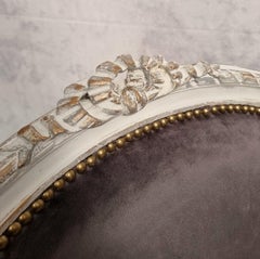 Louis XVI Period Meridian, Painted & Rechampi Wood, 18th