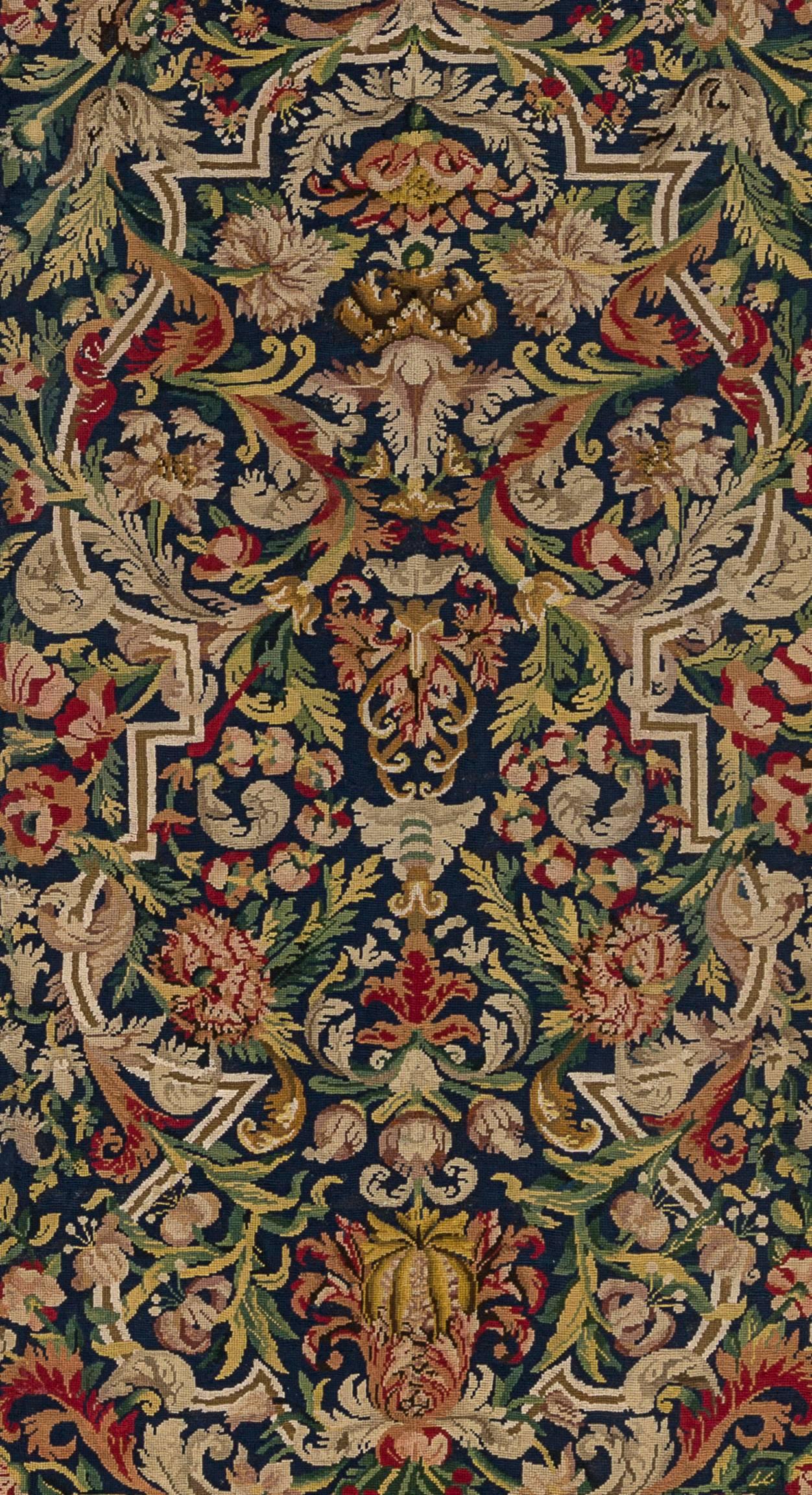 Louis XIV Louis XVI Period Needlepoint Carpet For Sale