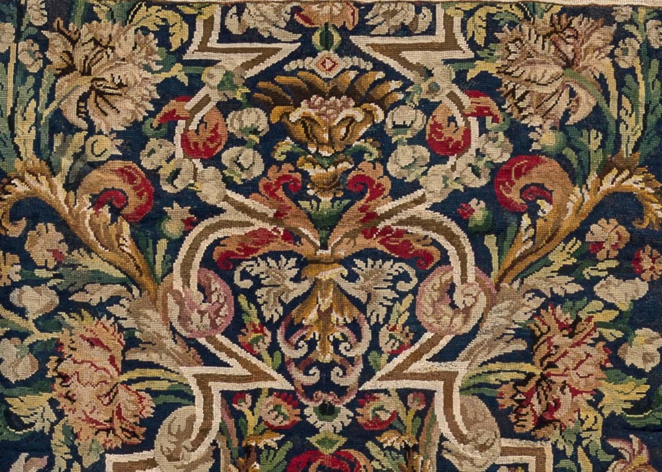 French Louis XVI Period Needlepoint Carpet For Sale