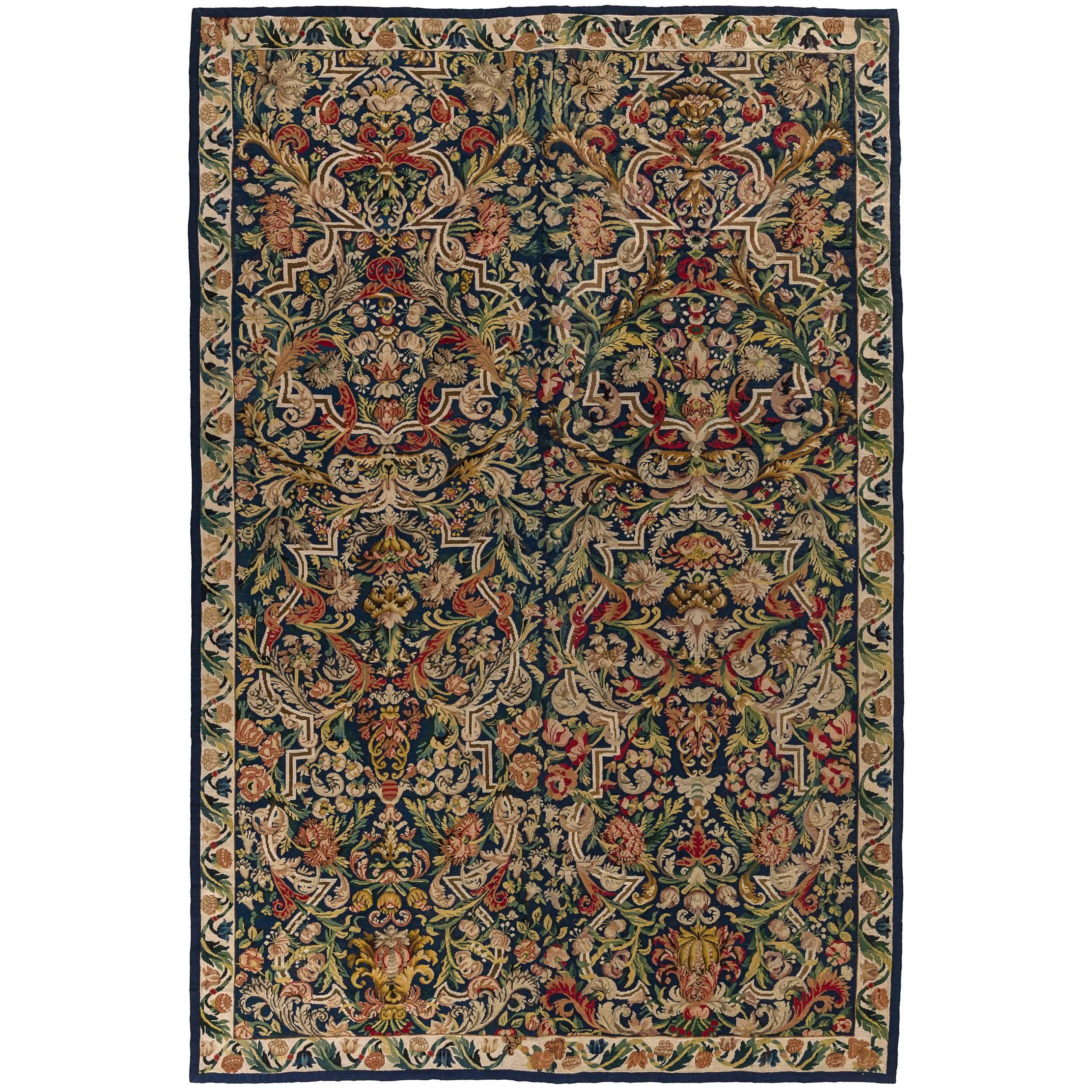 Louis XVI Period Needlepoint Carpet For Sale