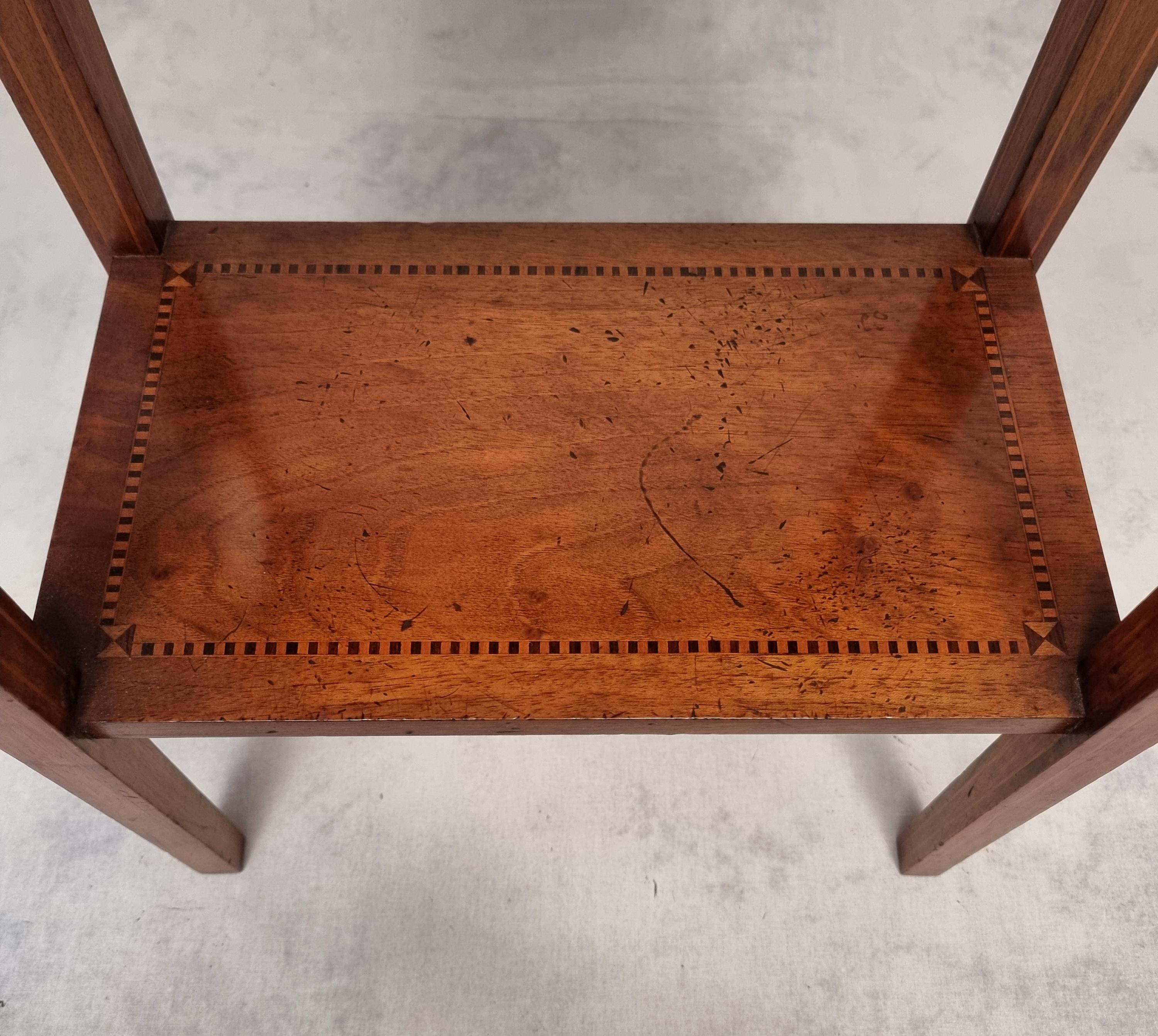 Louis XVI Period Salon Table In Marquetry - Walnut - 18th For Sale 4