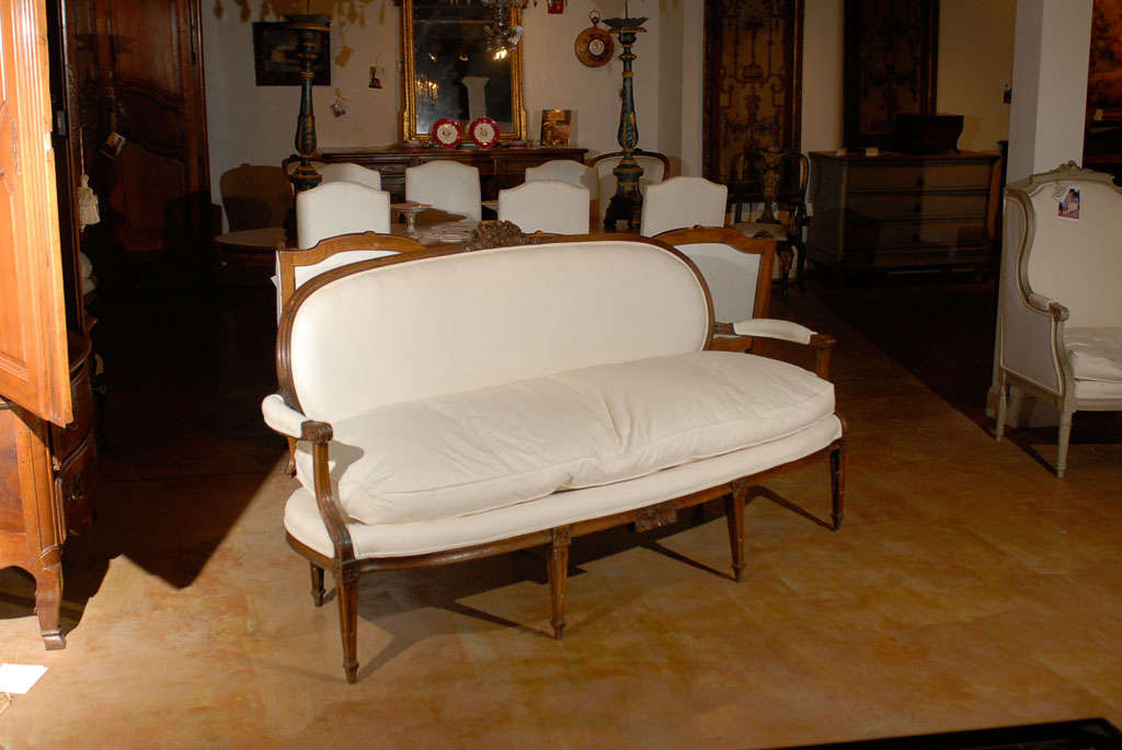 French Louis XVI Period Provençal Sofa Signed by Pillot from Nîmes, circa 1790 In Good Condition In Atlanta, GA