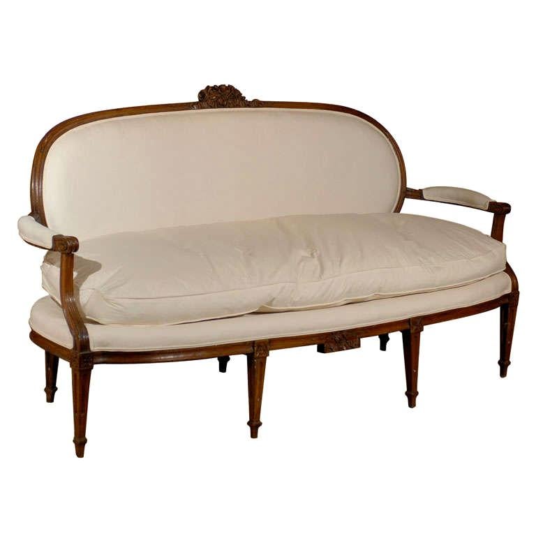 French Louis XVI Period Provençal Sofa Signed by Pillot from Nîmes, circa 1790 For Sale