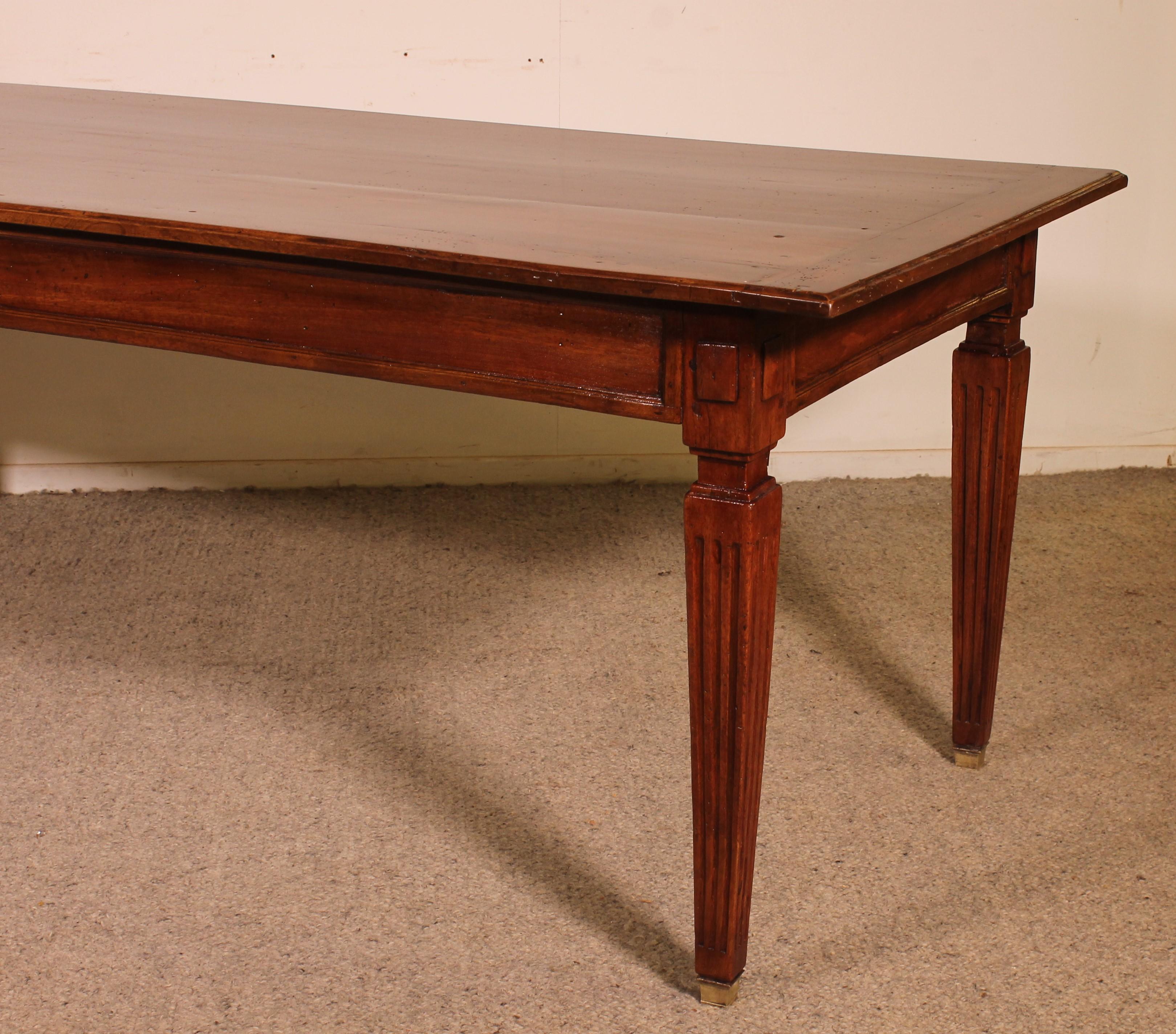 XVIIIe siècle et antérieur Table de salle à manger d'époque Louis XVI - 18ème siècle en vente