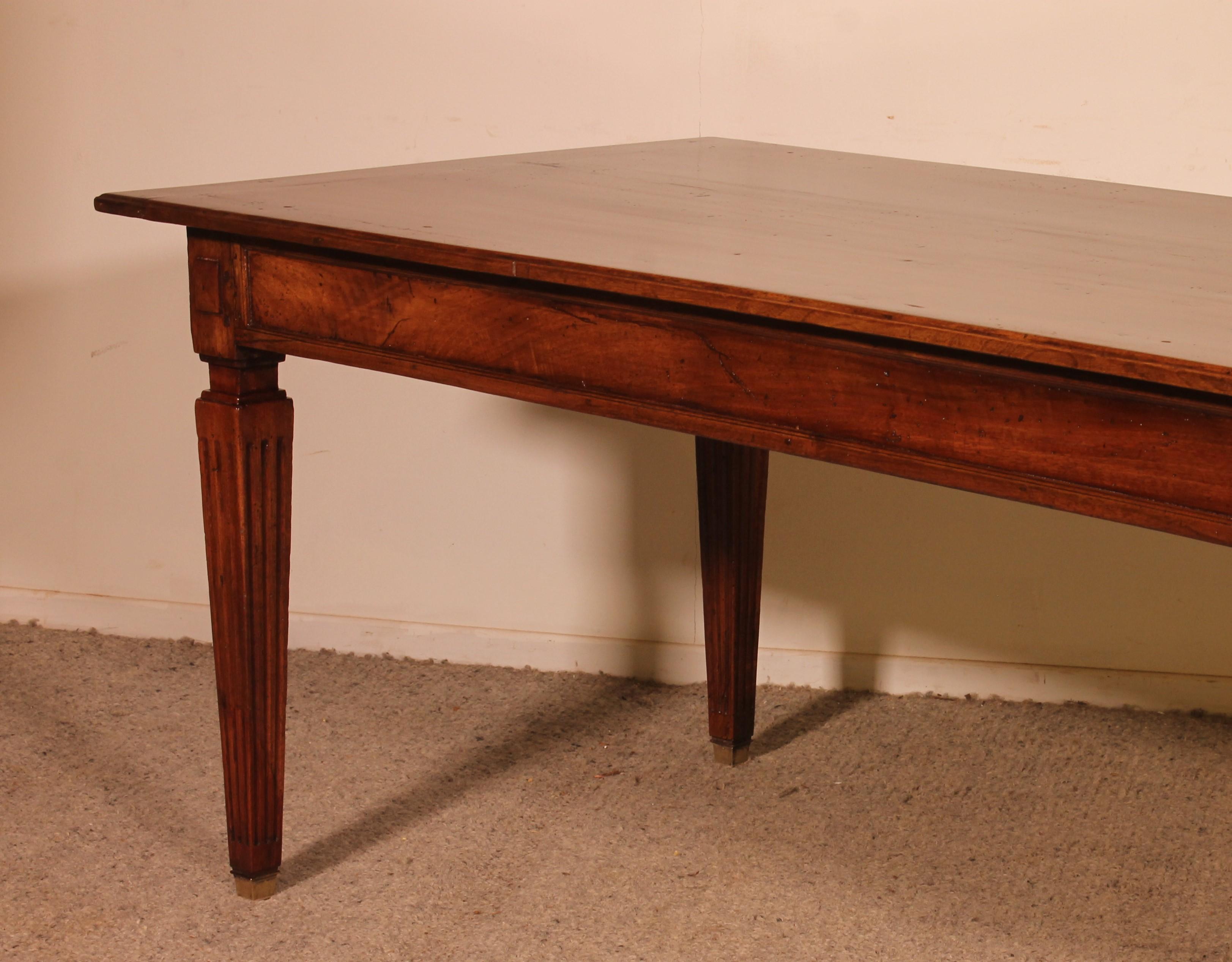 Table de salle à manger d'époque Louis XVI - 18ème siècle en vente 1