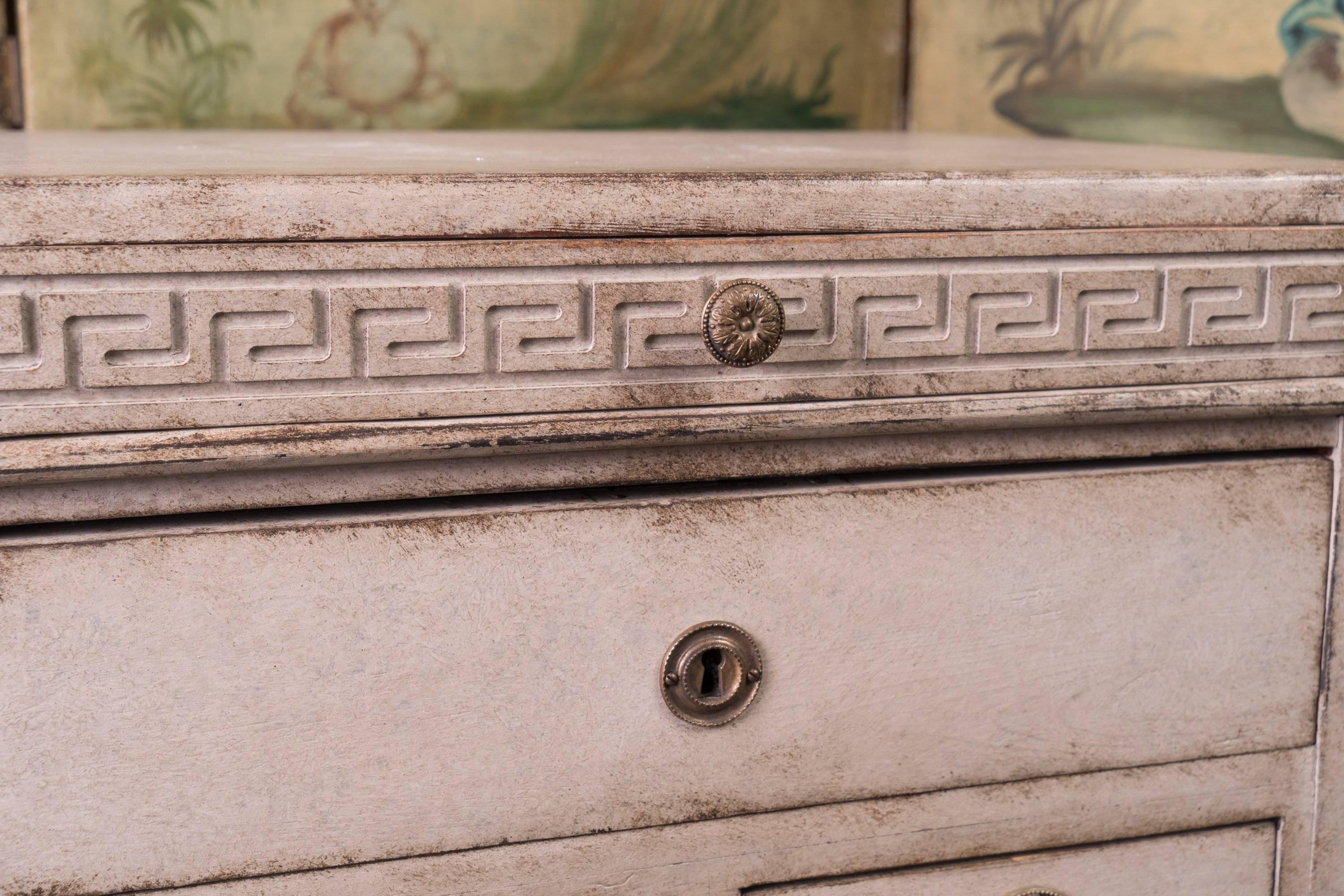 French Louis XVI Petit Painted Commode