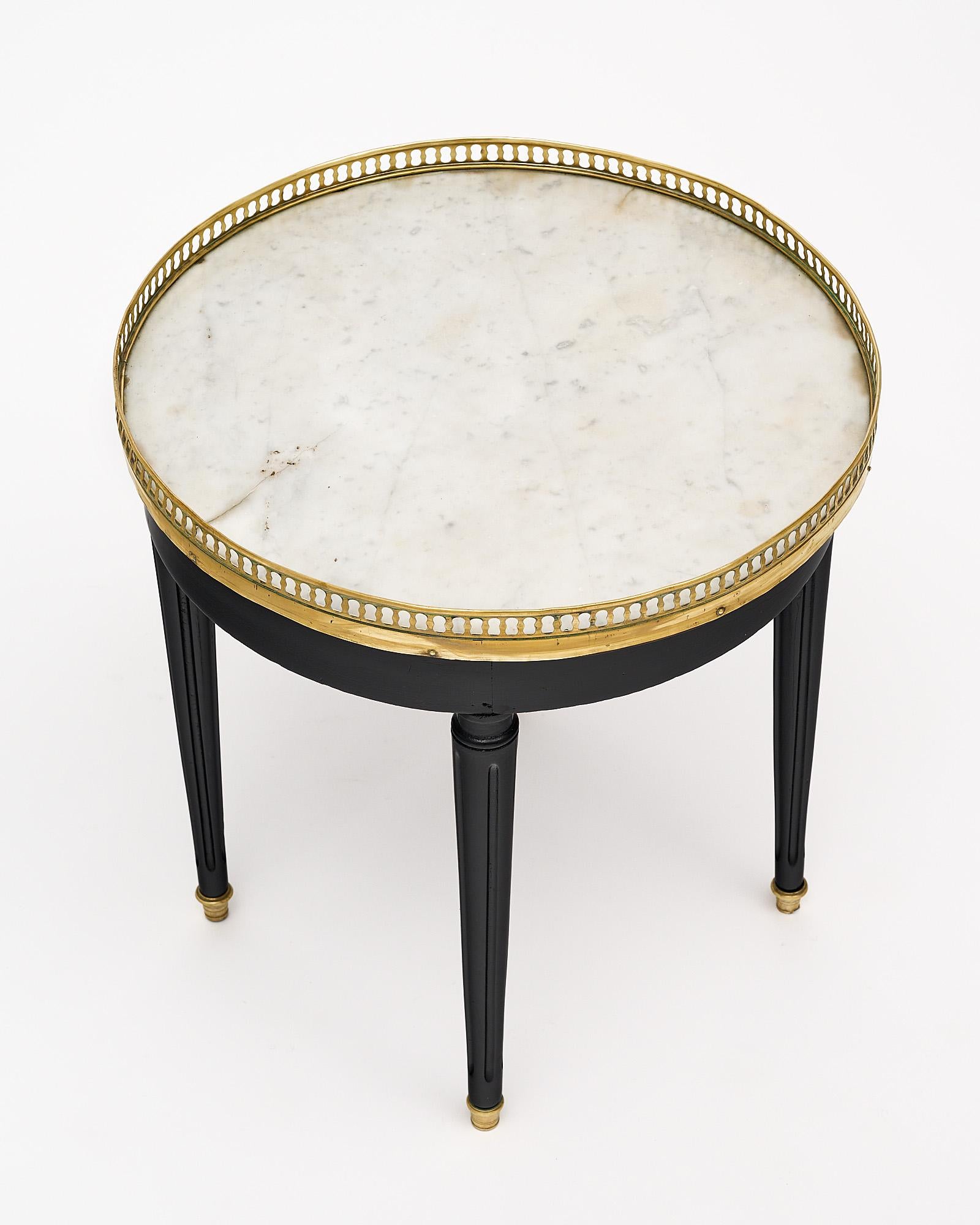 French Louis XVI Petite Bouillotte Table