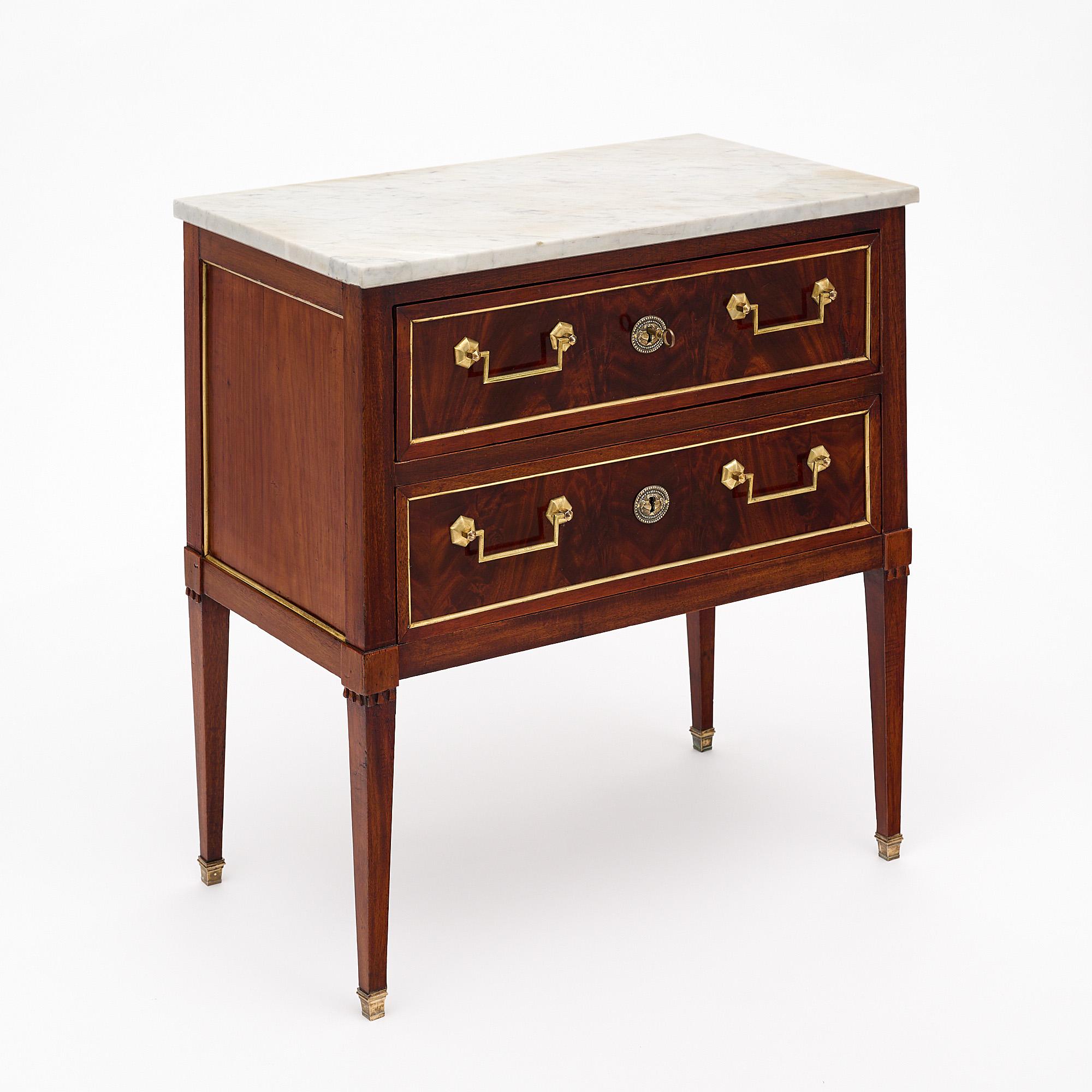 French Louis XVI Petite Chest of Drawers