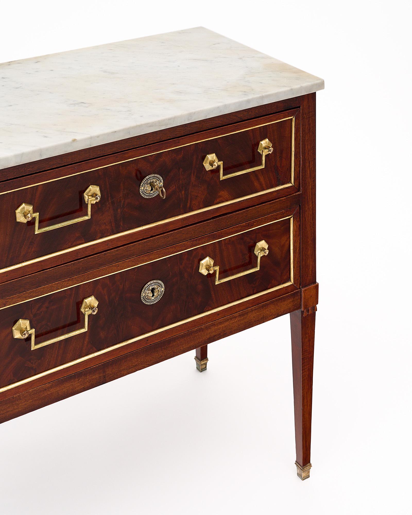 Louis XVI Petite Chest of Drawers In Good Condition In Austin, TX