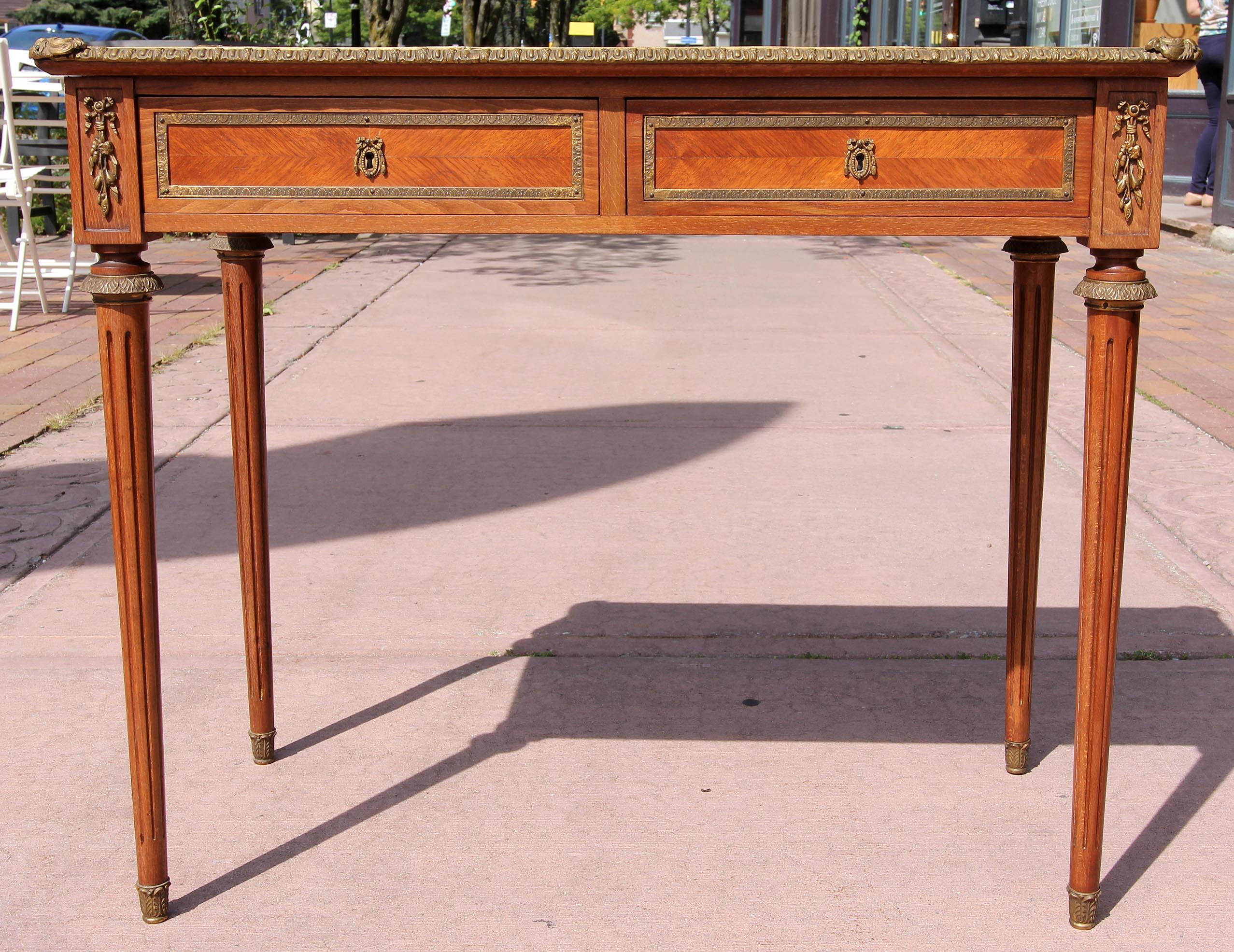 French Louis XVI Petite Desk or Console Table