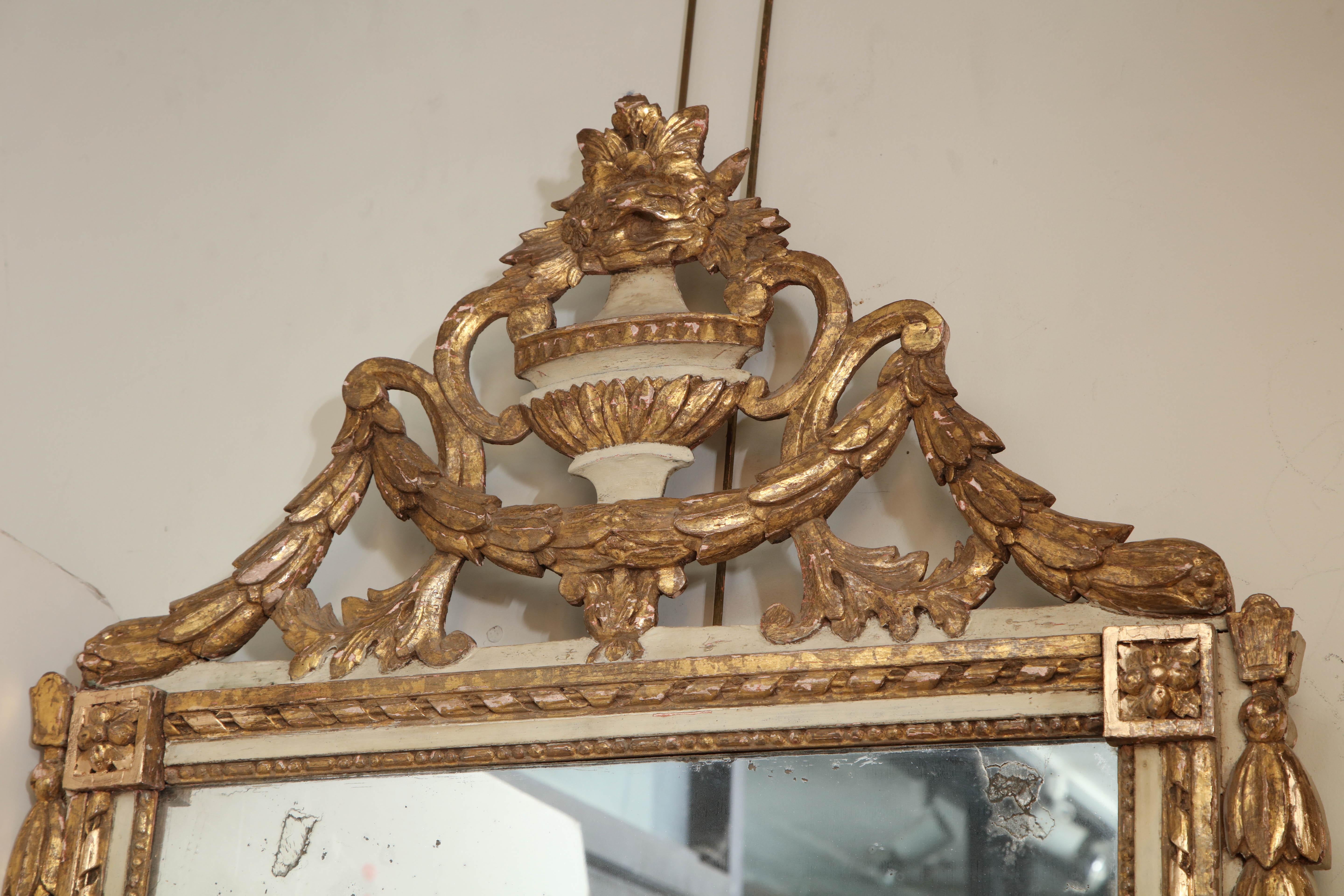 18th Century and Earlier Louis XVI Pier Mirror