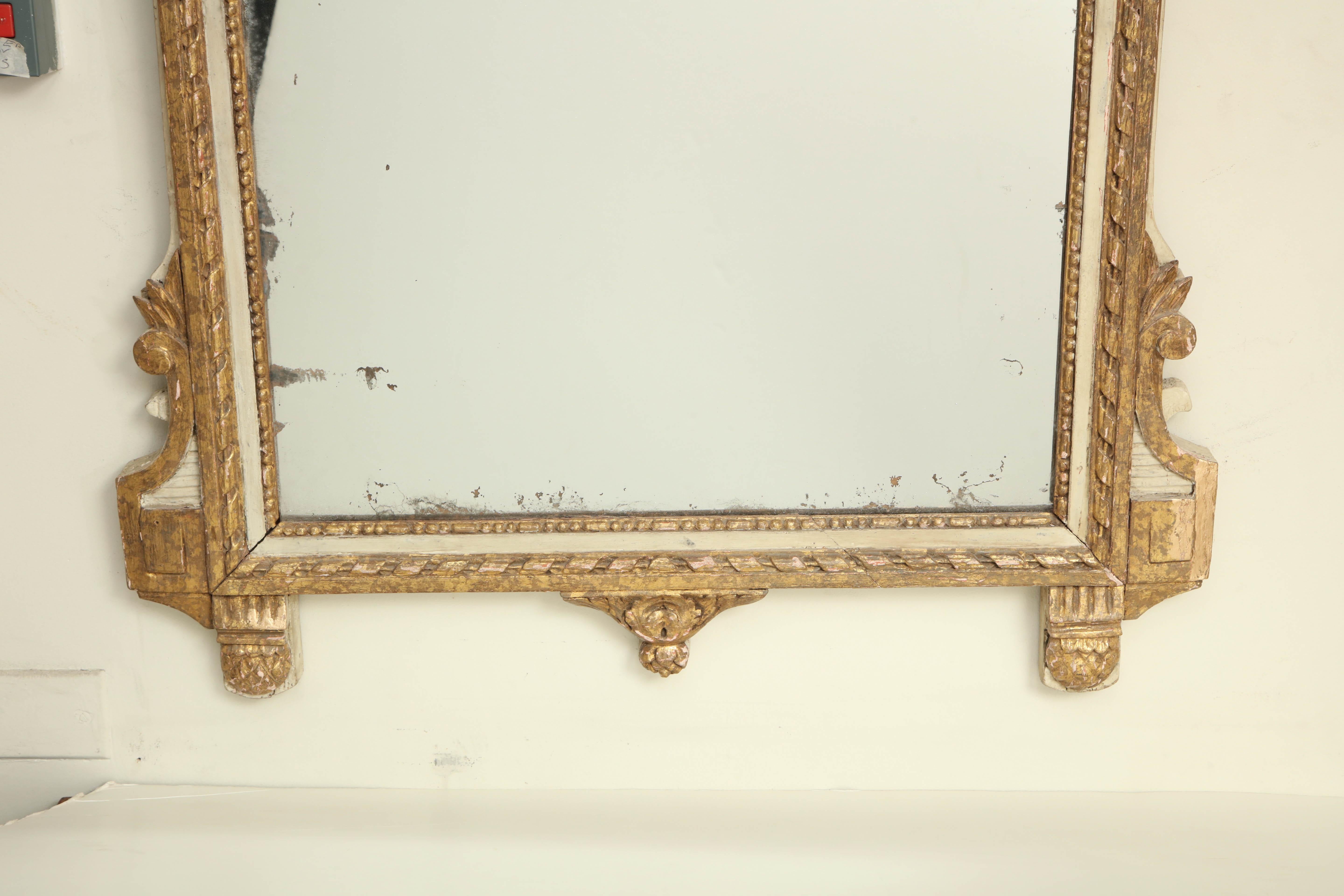 Wood Louis XVI Pier Mirror