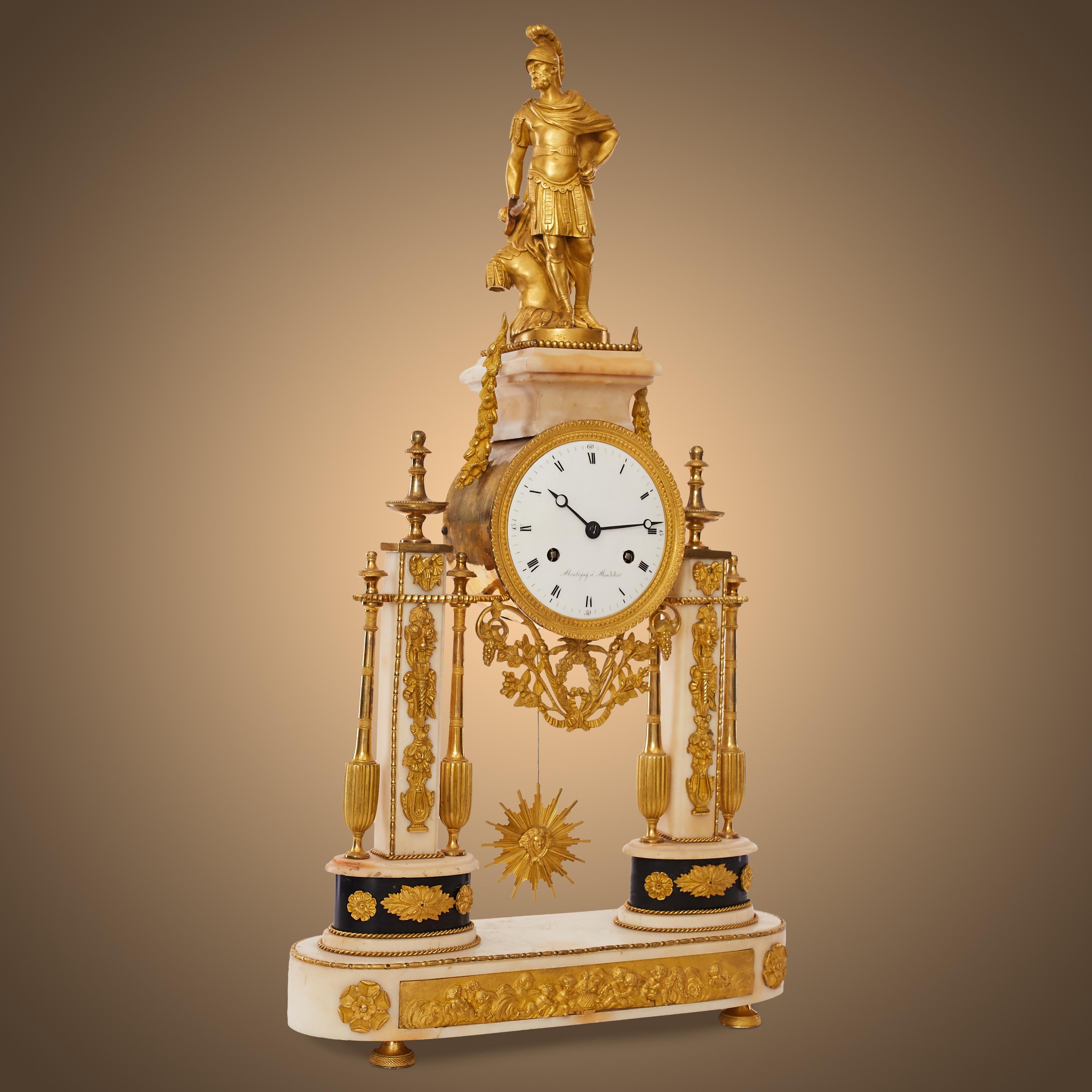 Louis XVI portico clock
Pendulum called 