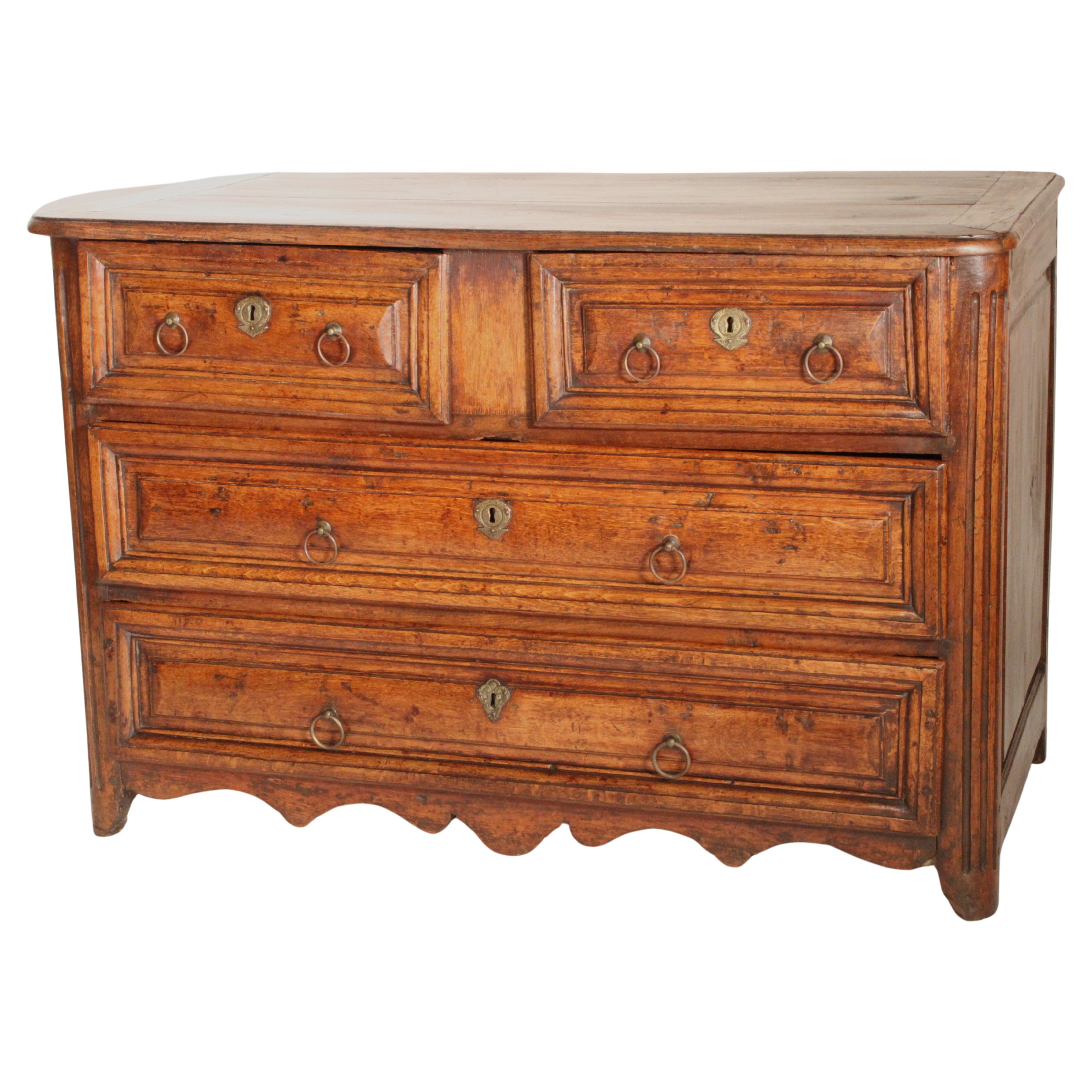 Louis XVI Provincial Oak Chest of Drawers