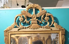 Louis XVI Provincial Style Giltwood Mirror
