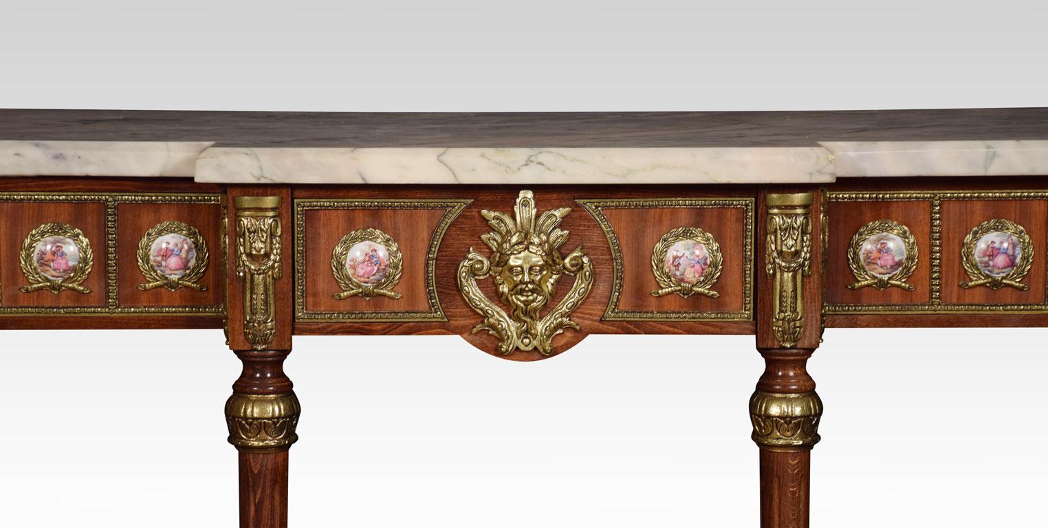 Louis XVI Revival Console Table and Mirror by H & L Epstein 2