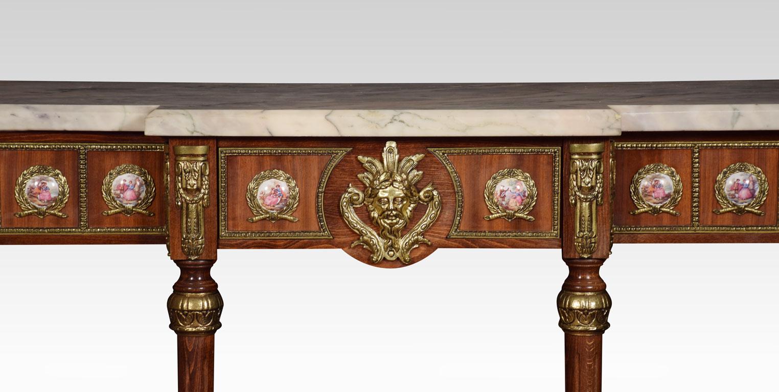 Louis XVI Revival Console Table and Mirror by H & L Epstein 2