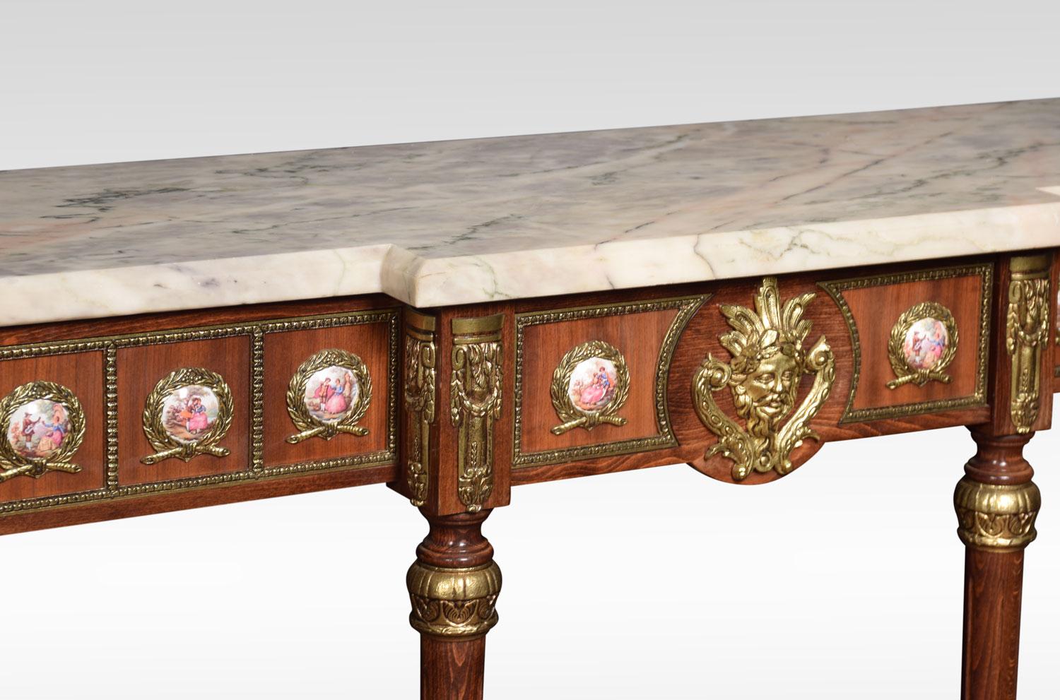 Louis XVI Revival Console Table and Mirror by H & L Epstein 2