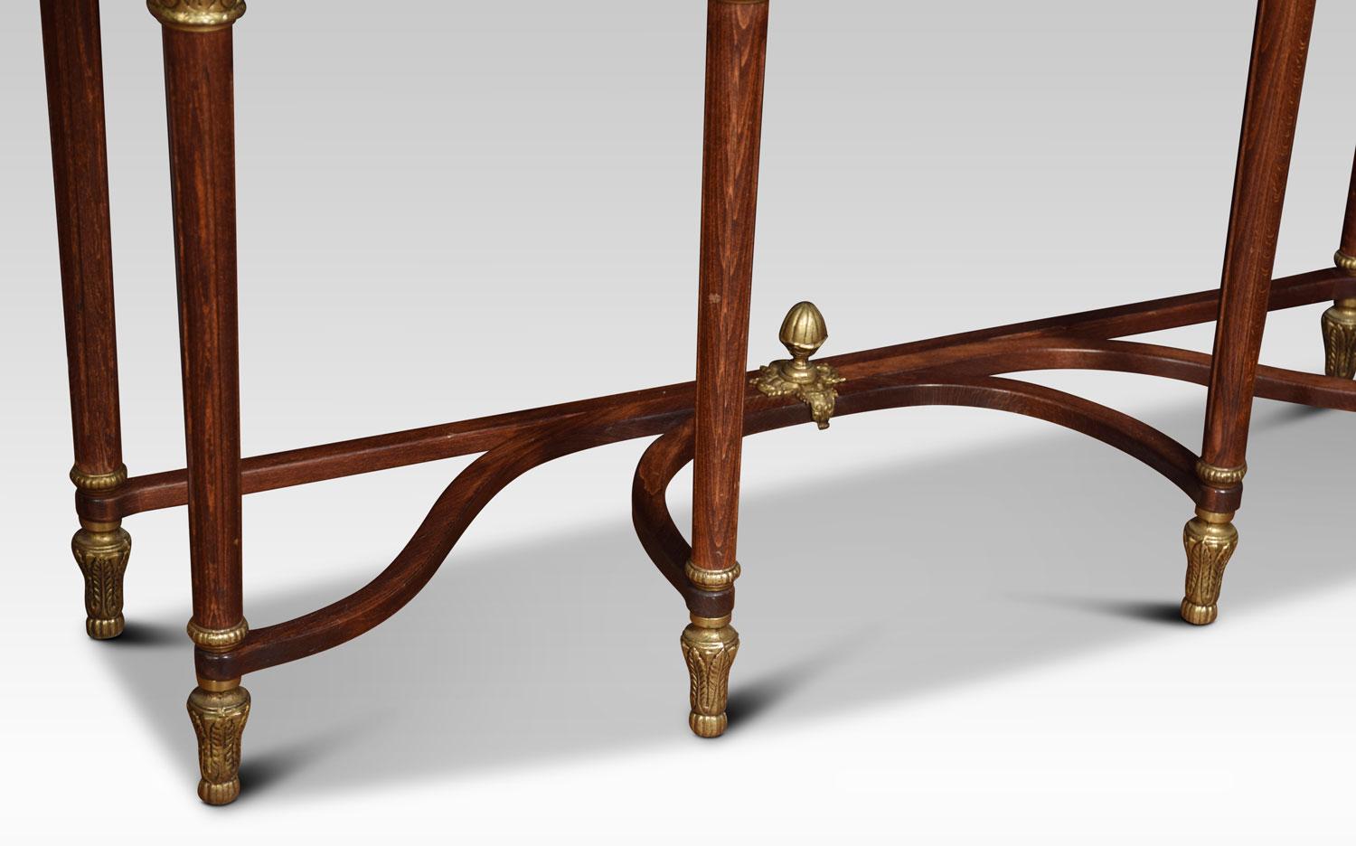 Louis XVI Revival Console Table and Mirror by H & L Epstein 3