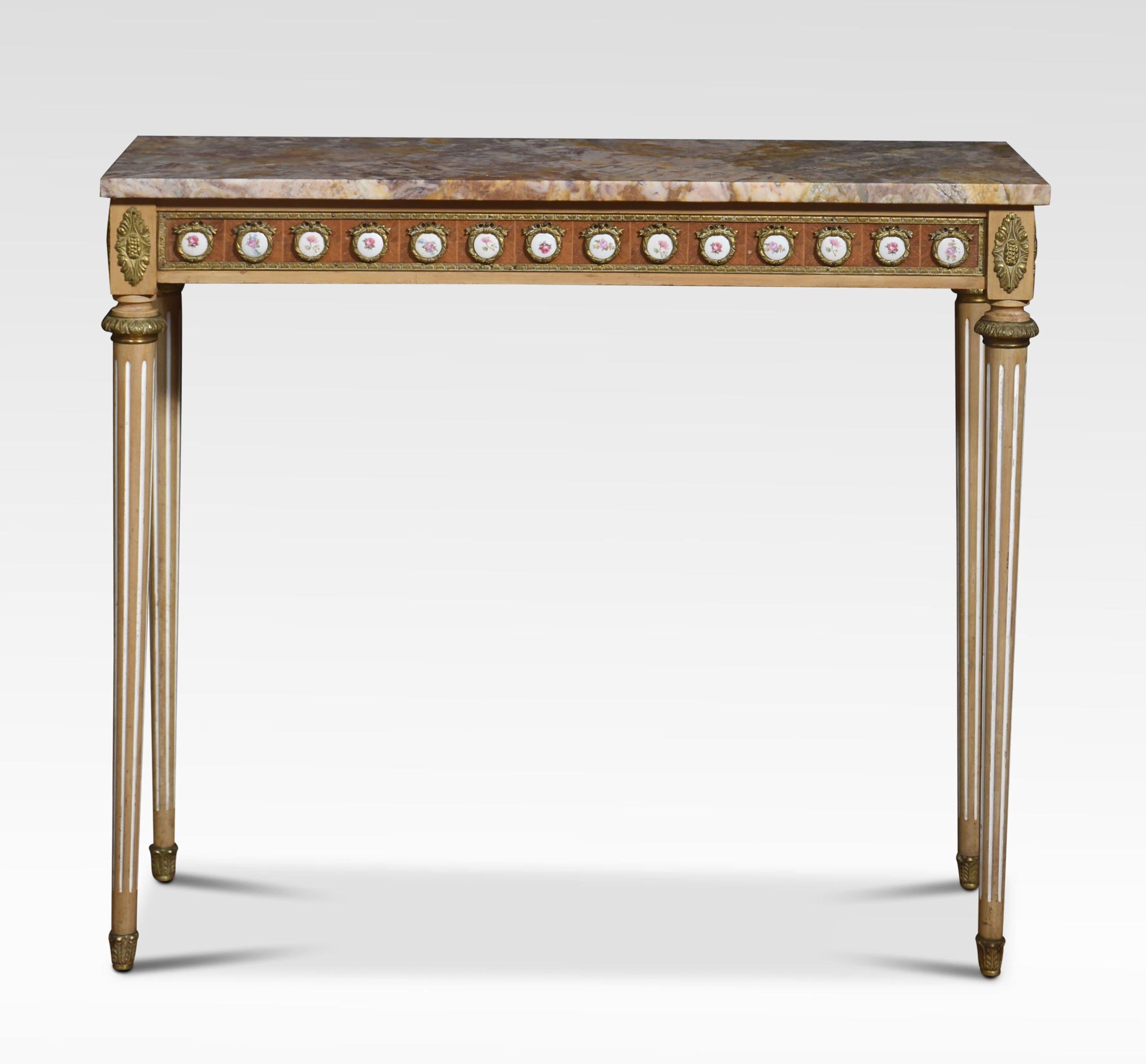 20th Century Louis XVI revival console table by H & L Epstein For Sale